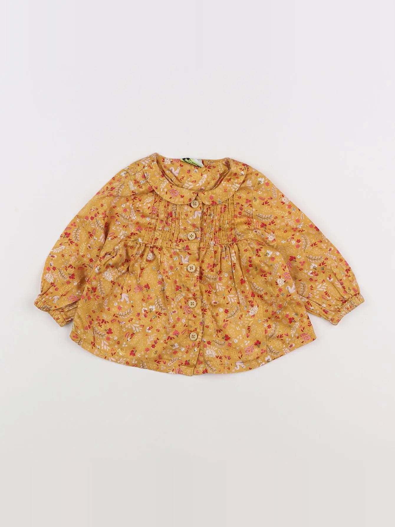 Tape à l'oeil - blouse jaune - 3 mois
