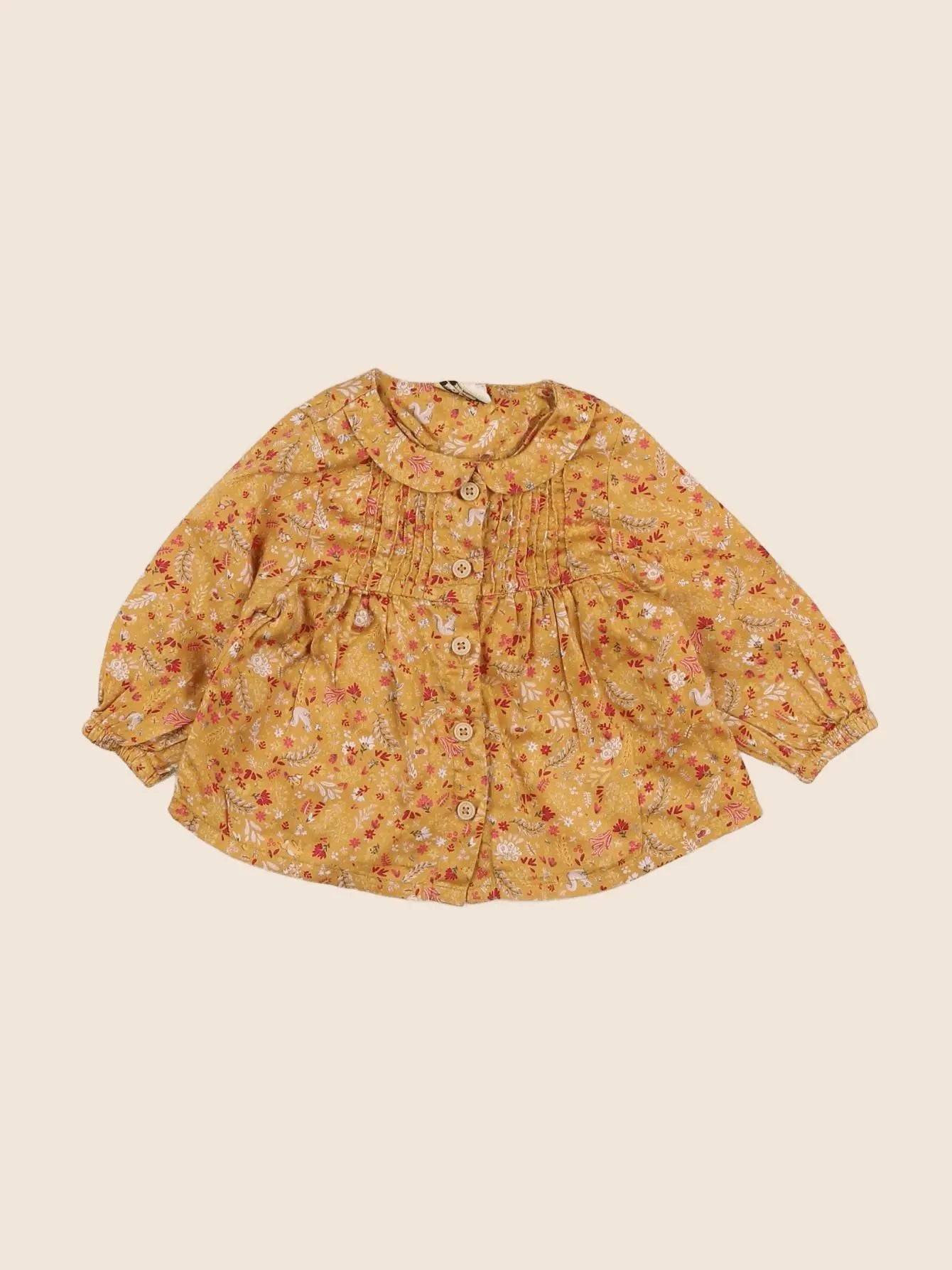 Tape à l'oeil - blouse jaune - 3 mois