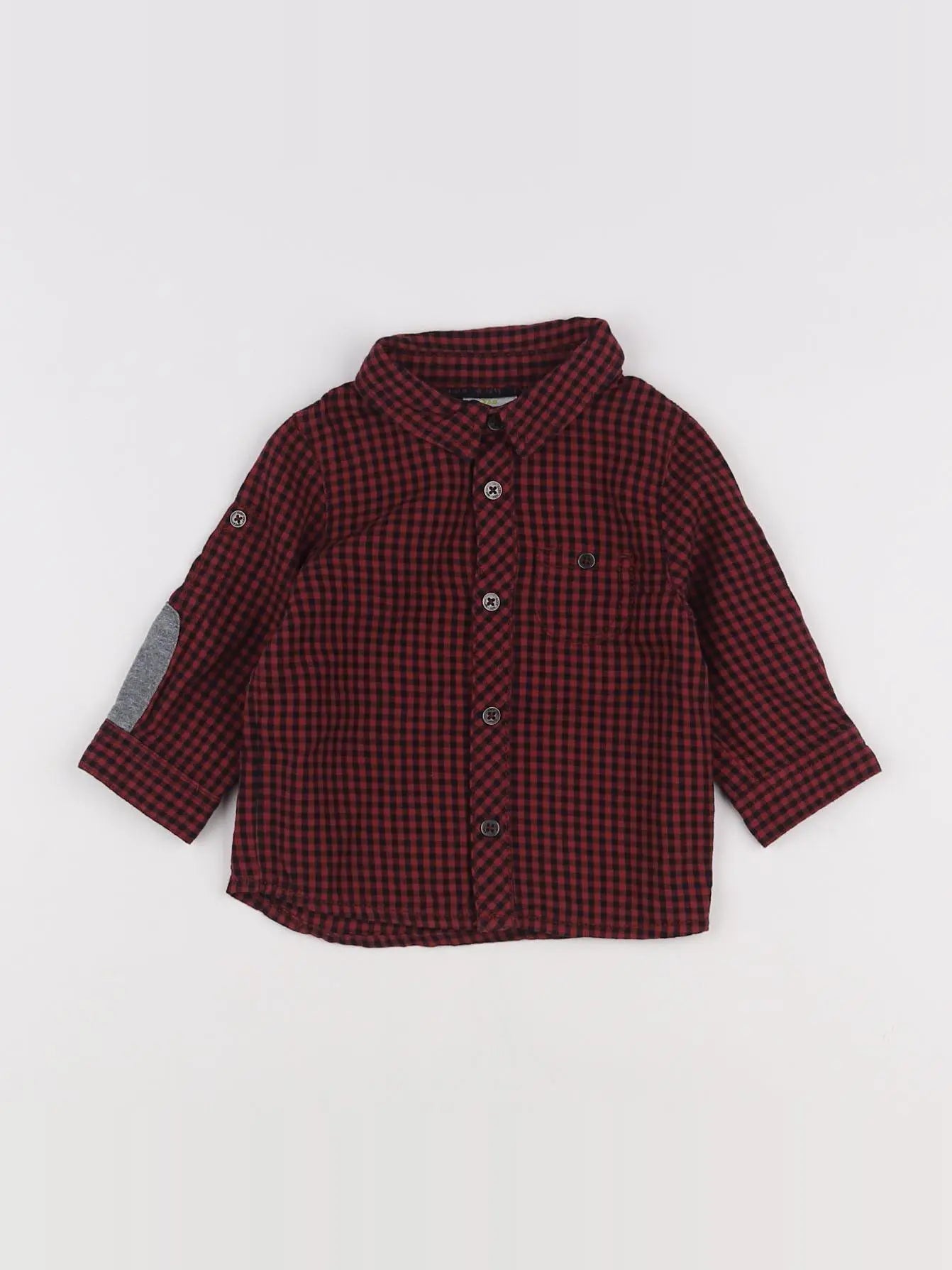 Tape à l'oeil - chemise rouge - 6 mois
