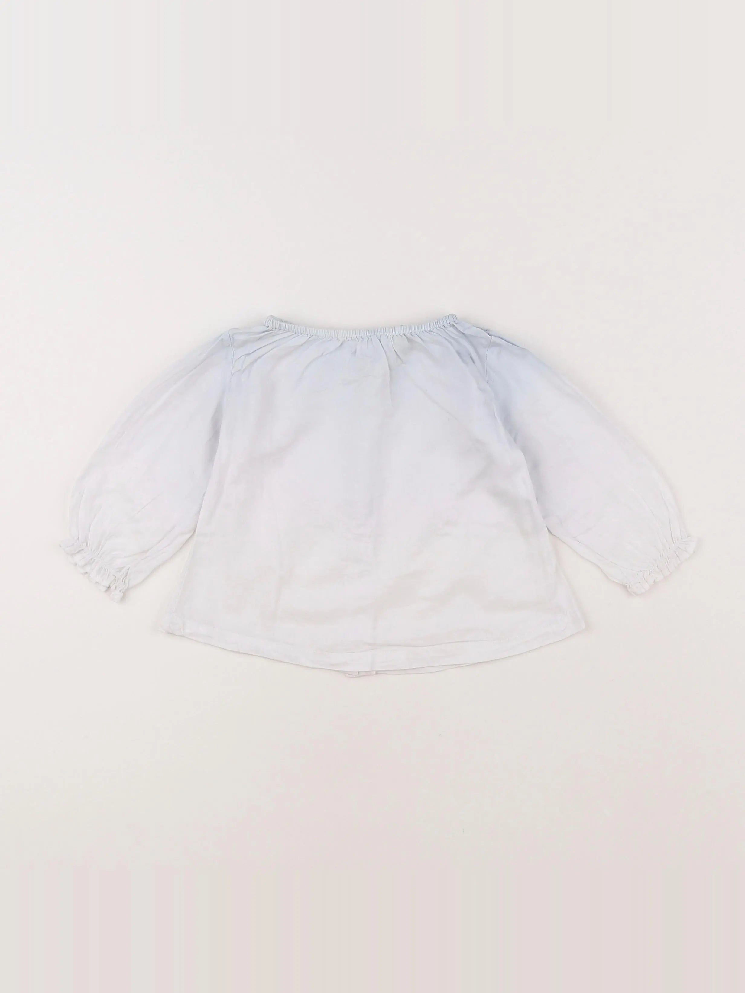 Tape à l'oeil - blouse bleu, blanc - 9 mois