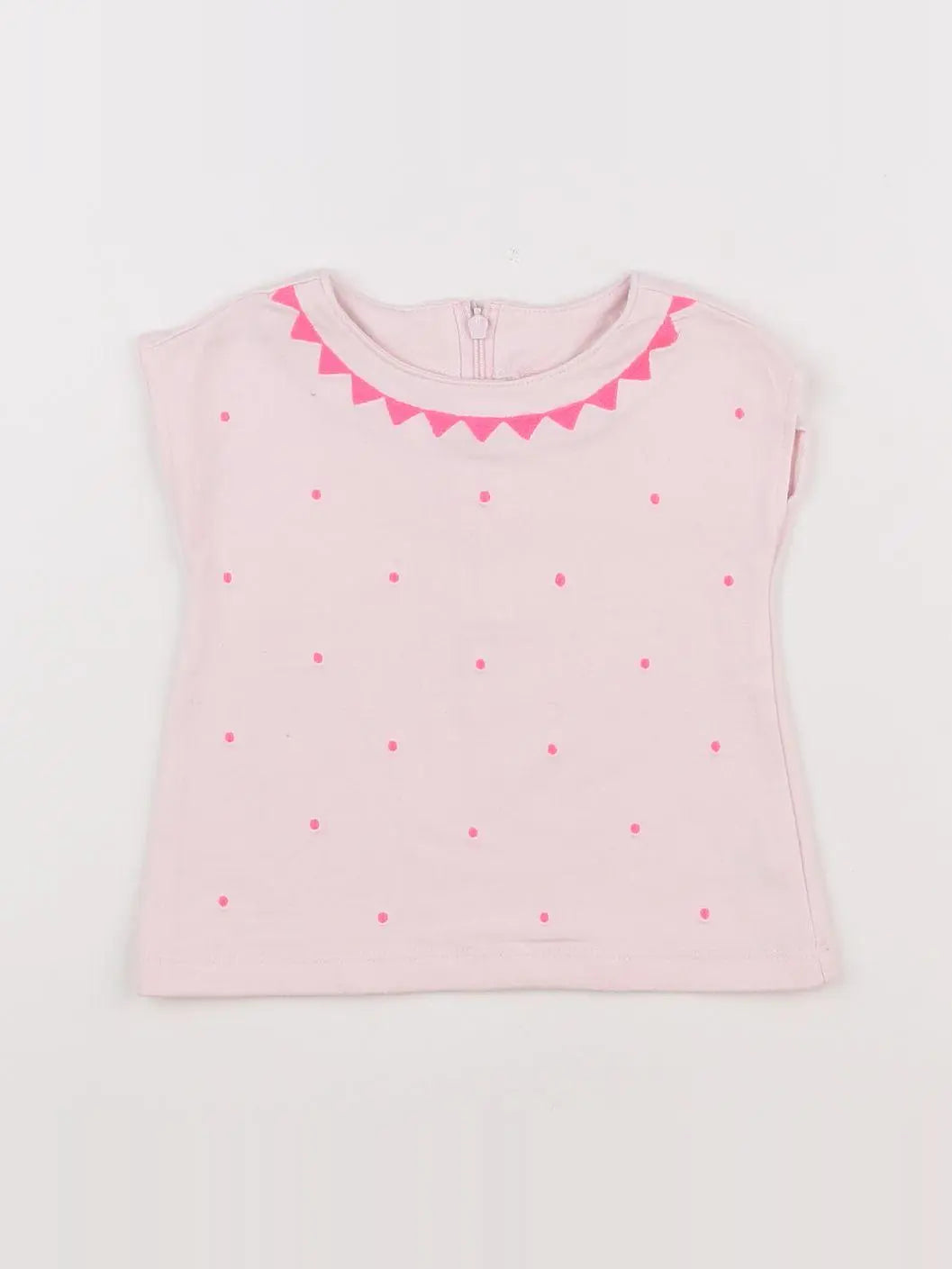 Natalys - tee-shirt rose - 12 mois