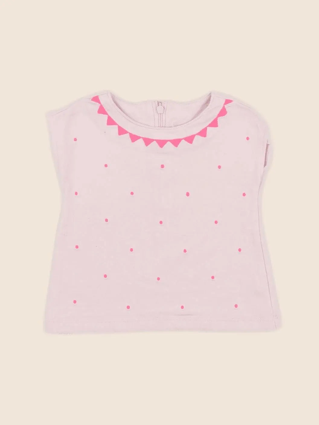 Natalys - tee-shirt rose - 12 mois