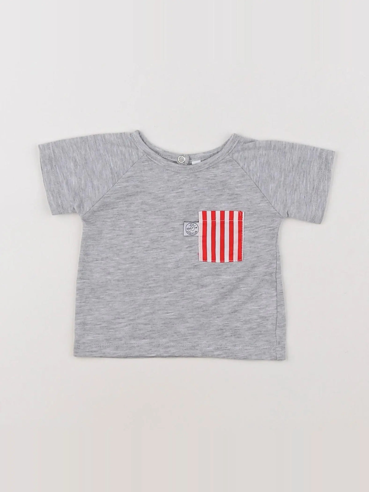 La Demo - tee-shirt gris - 6 mois