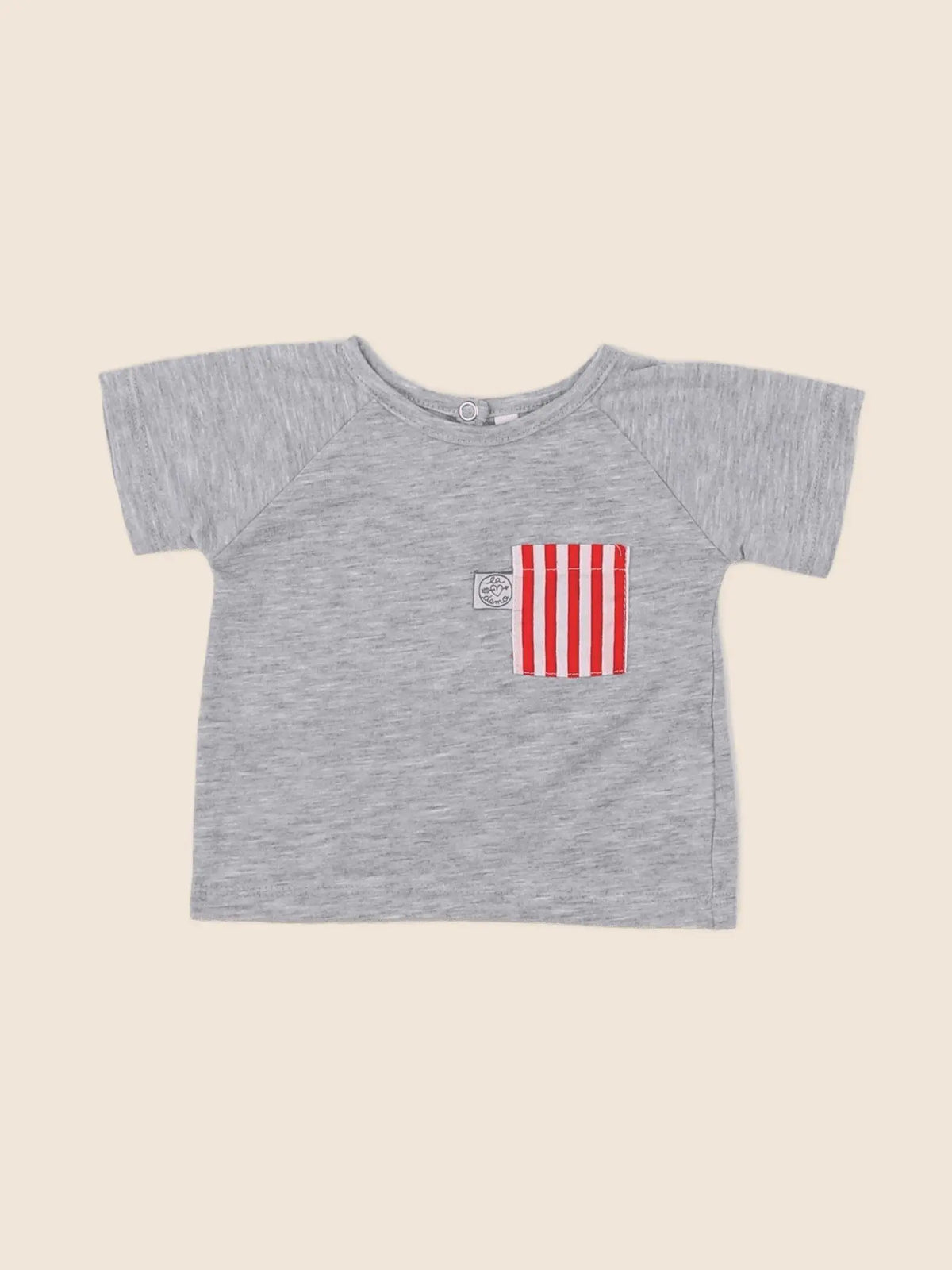 La Demo - tee-shirt gris - 6 mois