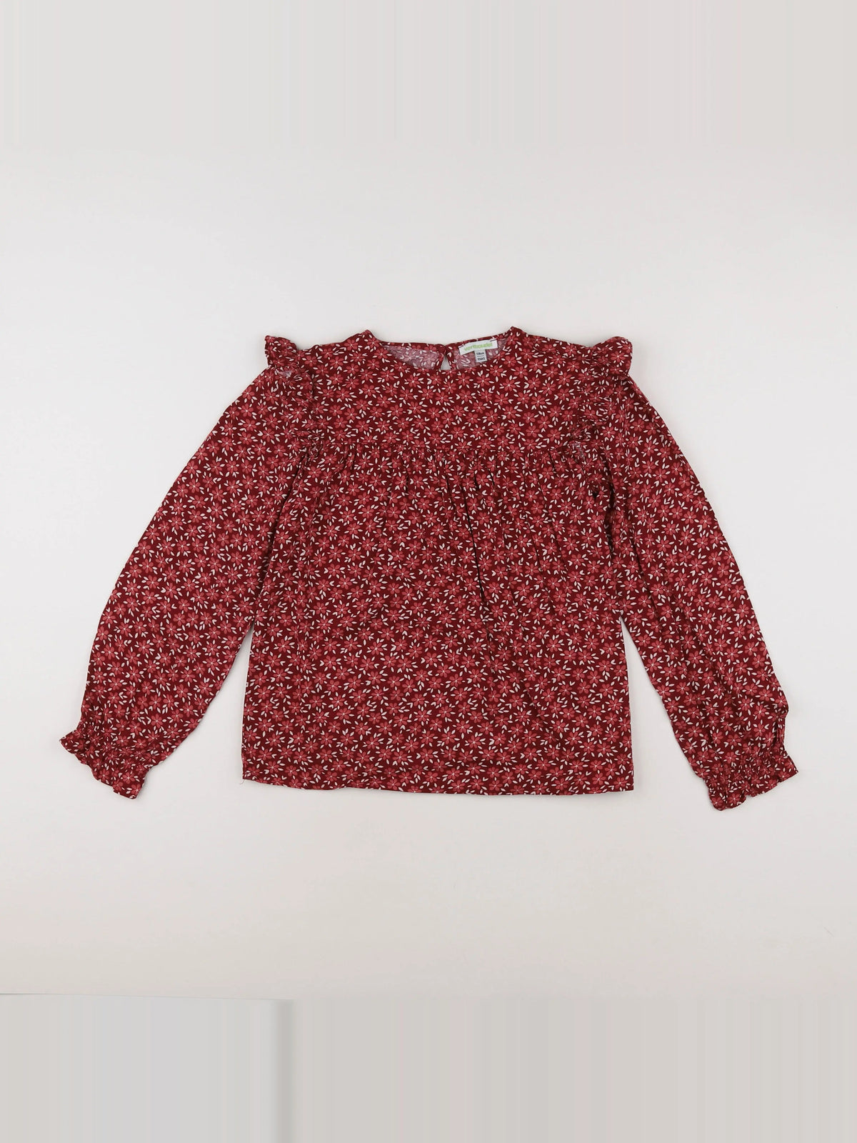 Vertbaudet - blouse rouge - 10 ans