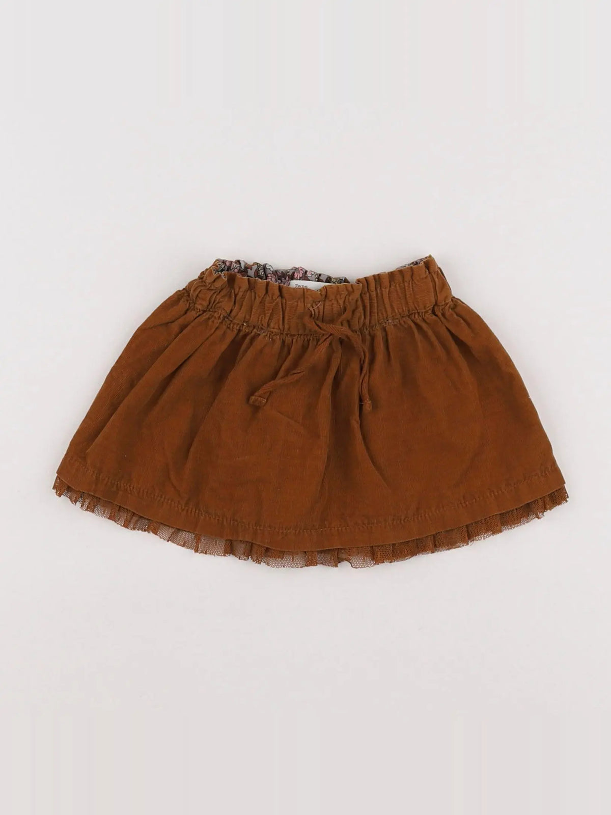 Zara - jupe marron - 6/9 mois