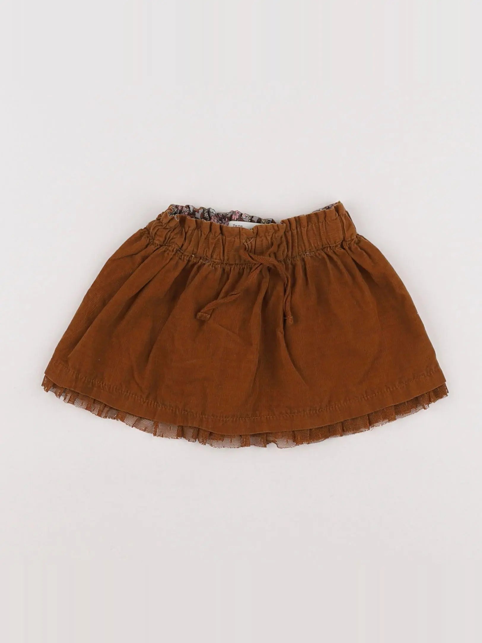Zara - jupe marron - 6/9 mois