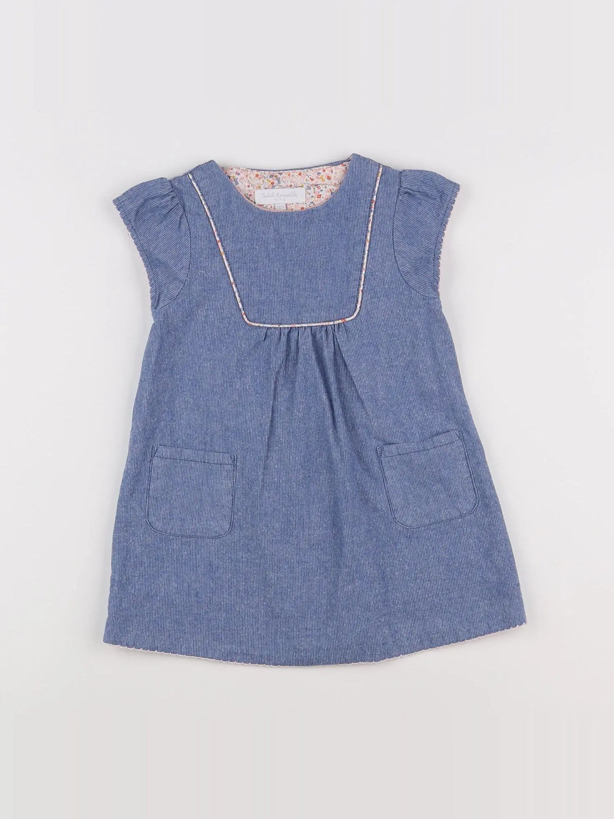 Cadet Rousselle - robe bleu - 18 mois