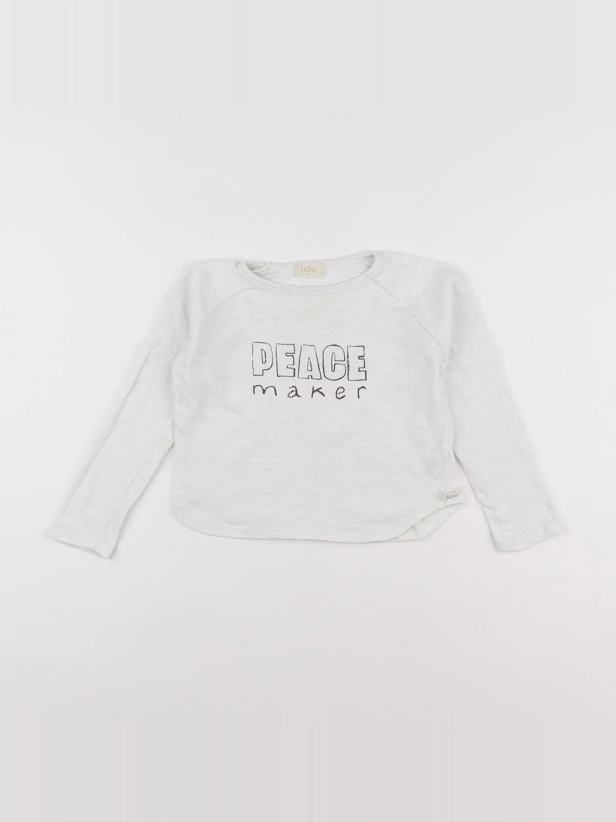 Buho - tee-shirt blanc, marron - 2 ans