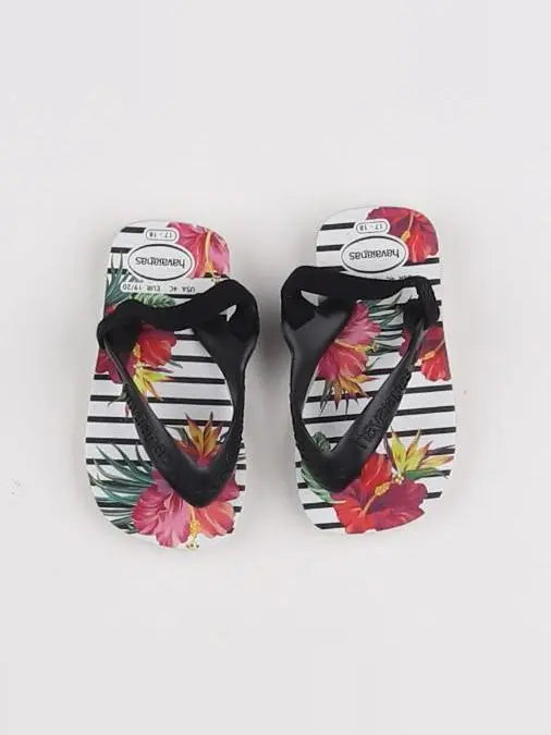 Havaianas - tongs blanc, rose - pointure 17/18
