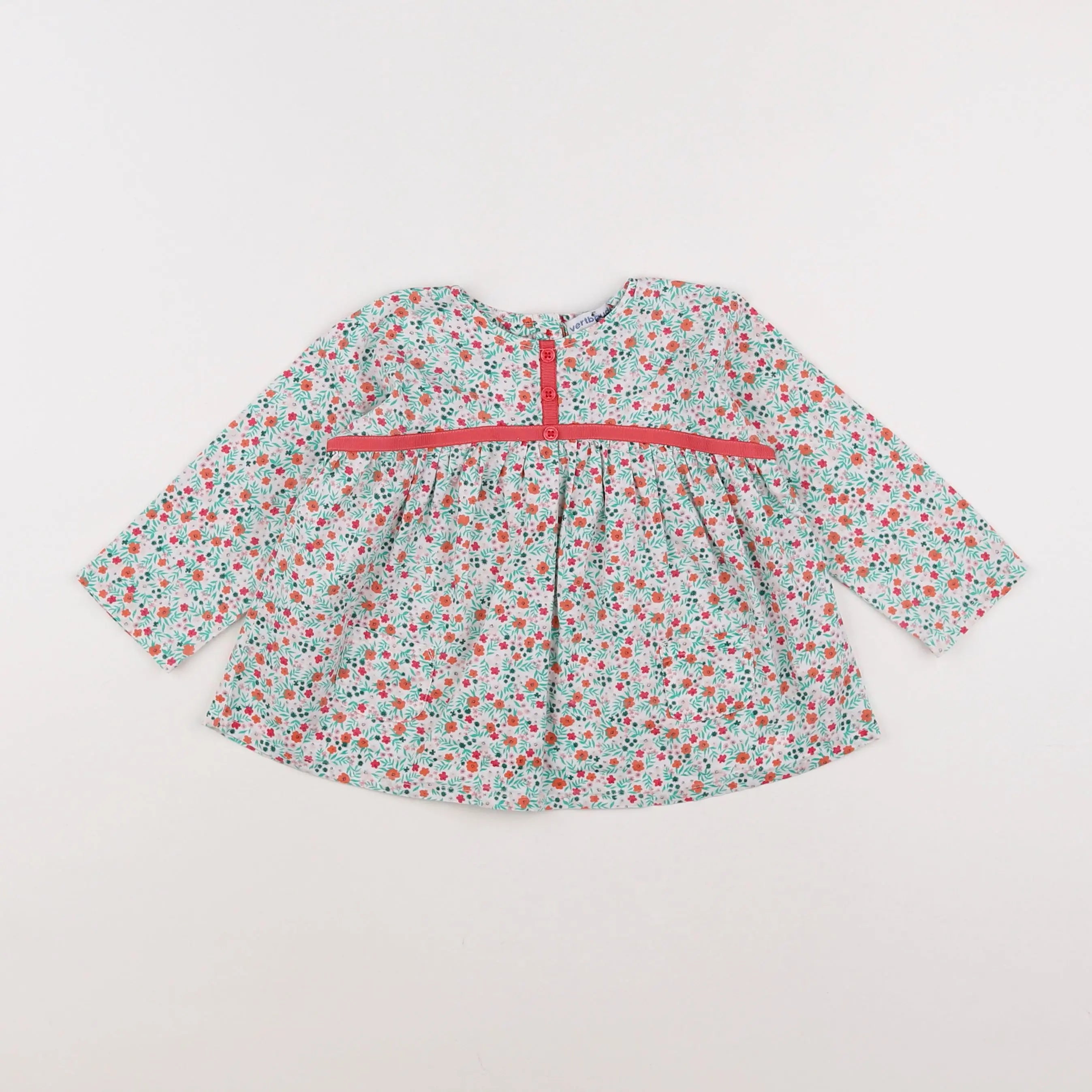 Vertbaudet - blouse multicolore - 12 mois