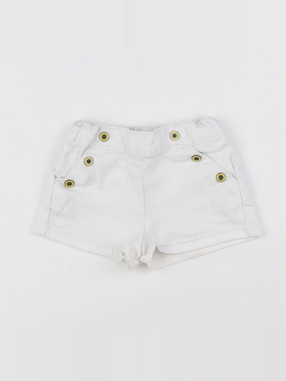 Tape à l'oeil - short blanc - 12 mois