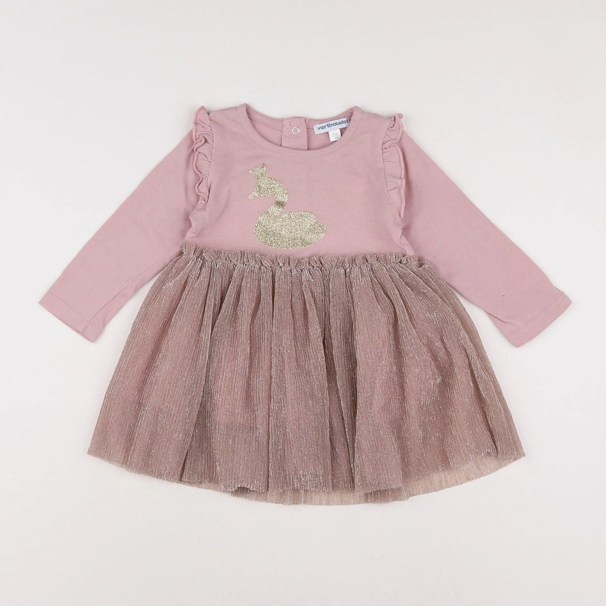 Vertbaudet - robe rose - 18 mois
