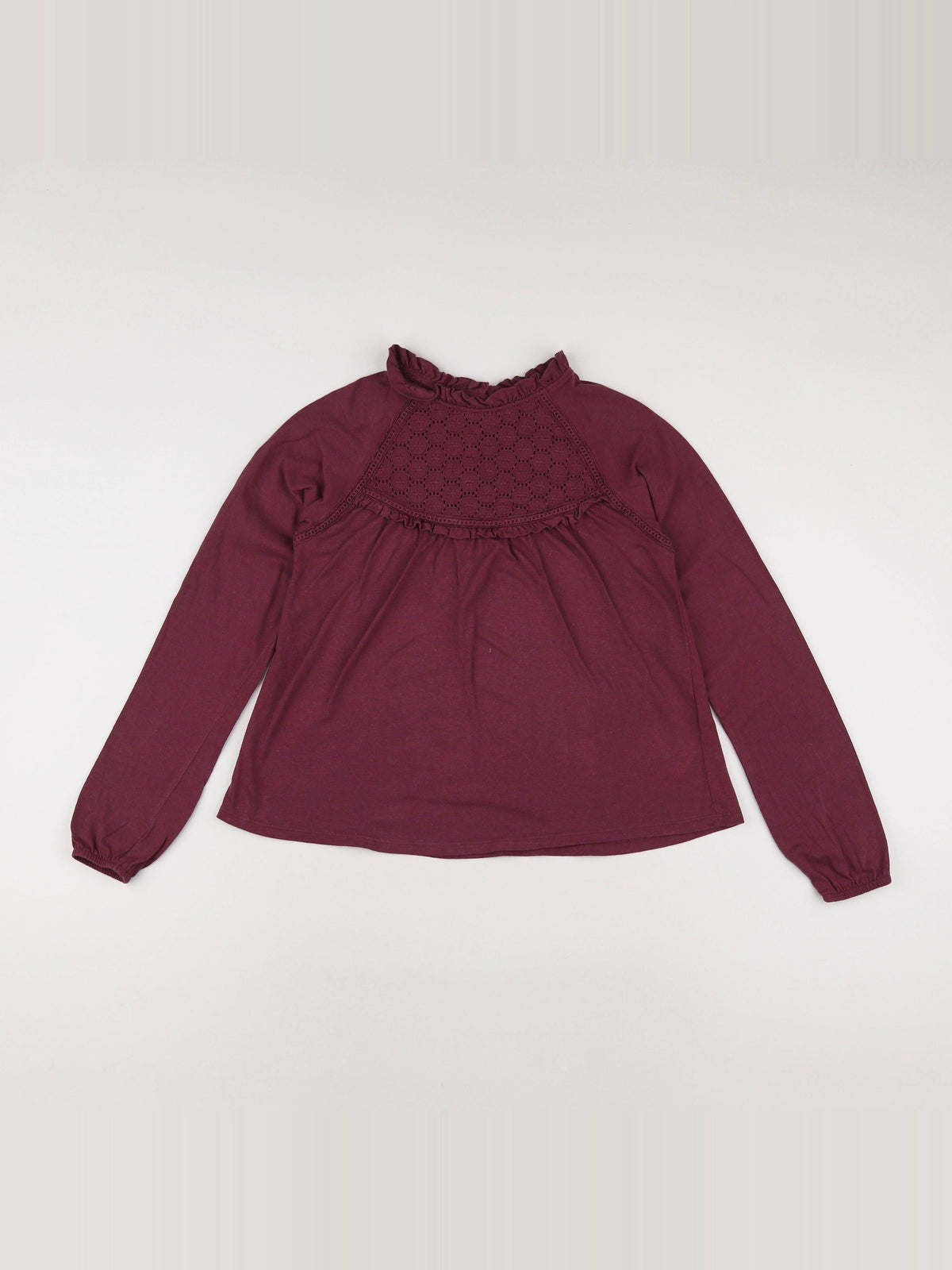 Vertbaudet - tee-shirt violet - 10 ans