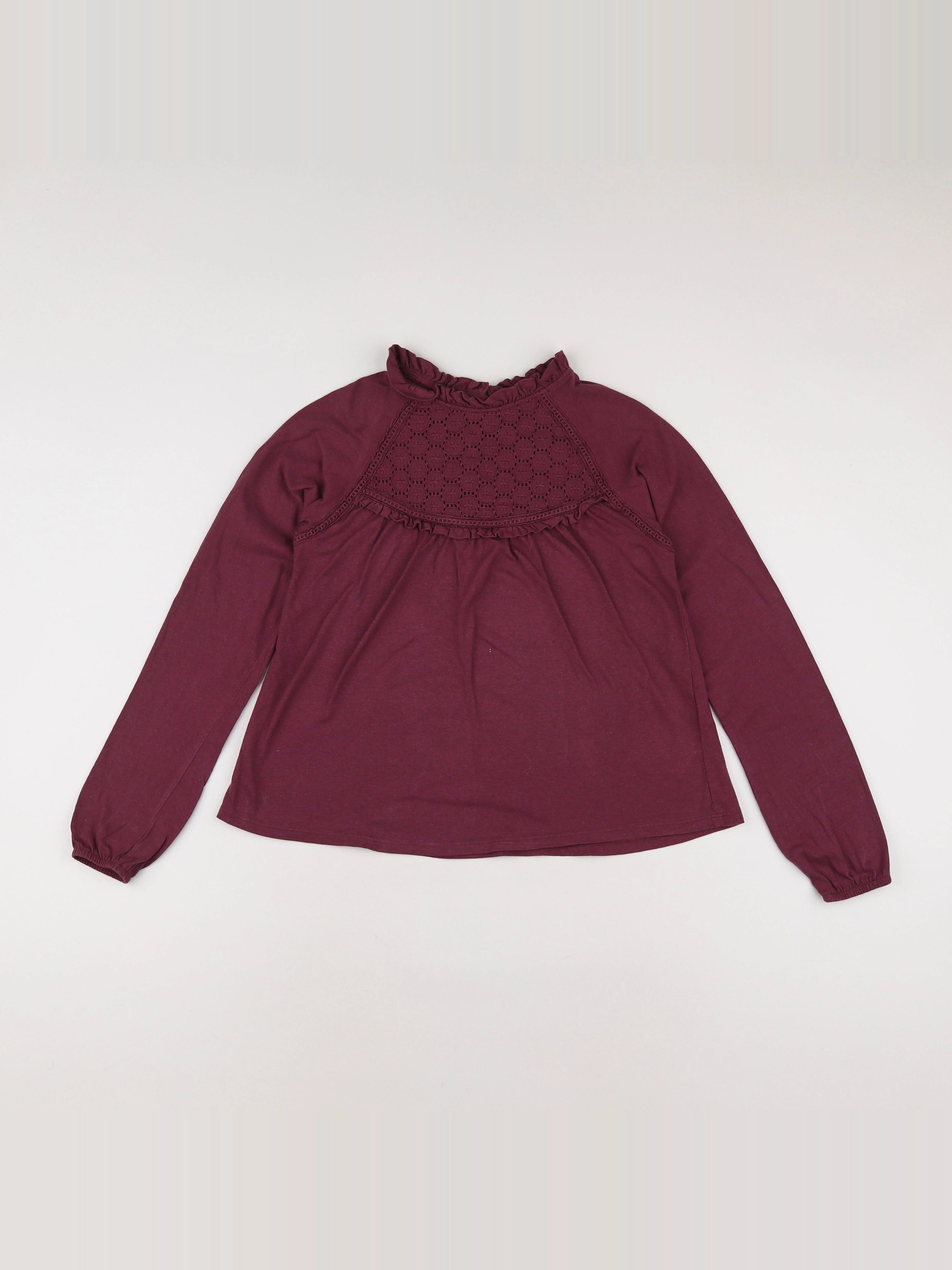 Vertbaudet - tee-shirt violet - 10 ans