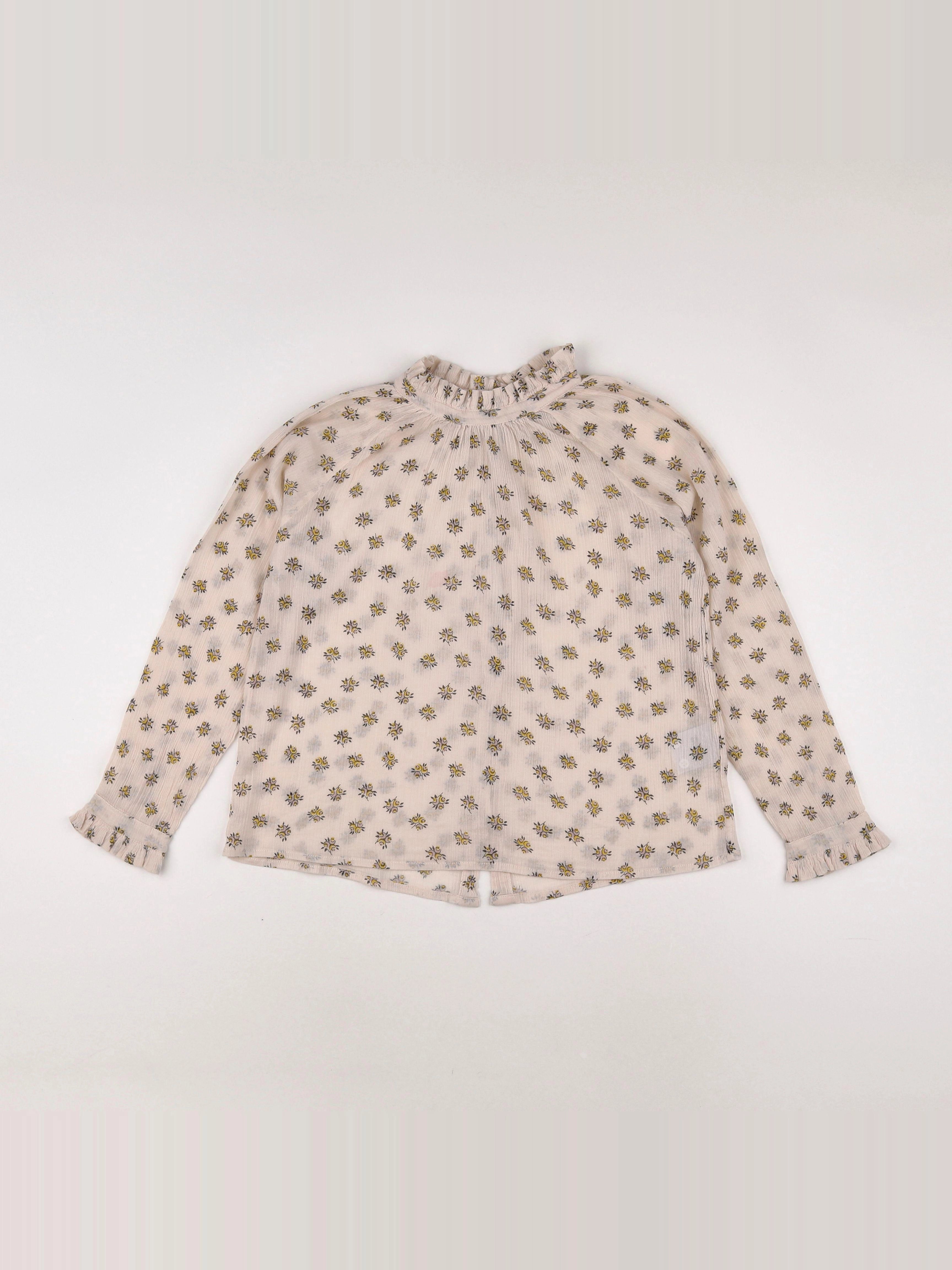 Emile et Ida - blouse beige - 8 ans