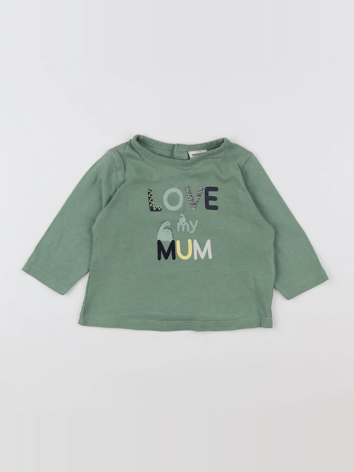 Tape à l'oeil - tee-shirt vert - 6 mois