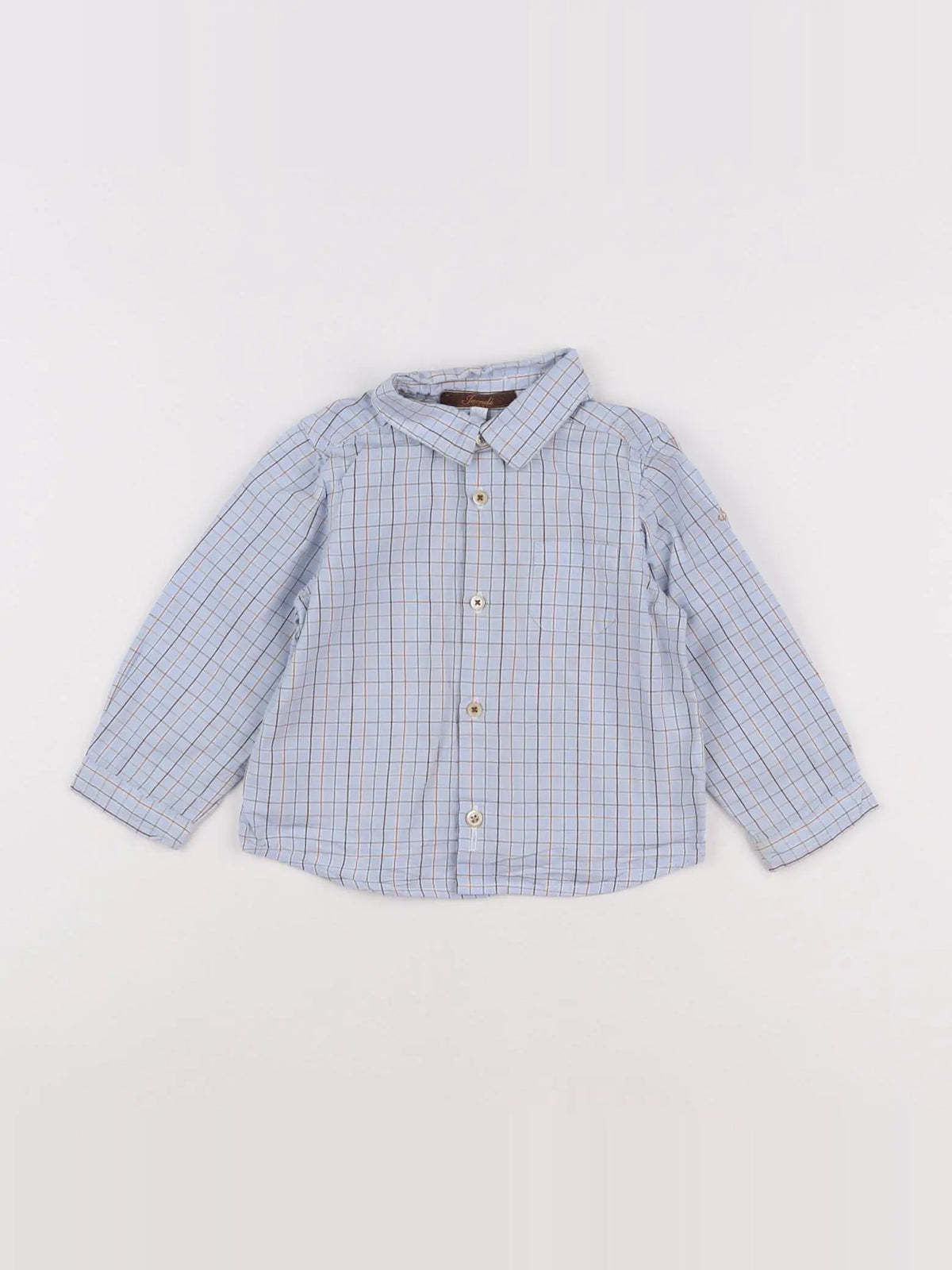 Jacadi - chemise bleu - 18 mois