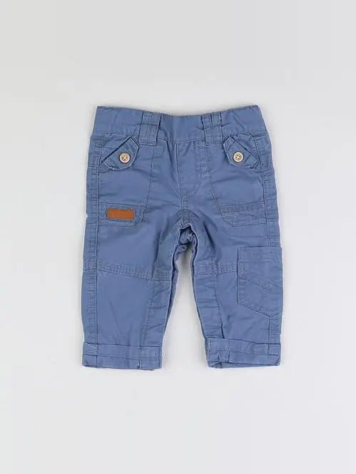 Tape à l'oeil - pantalon bleu - 3 mois