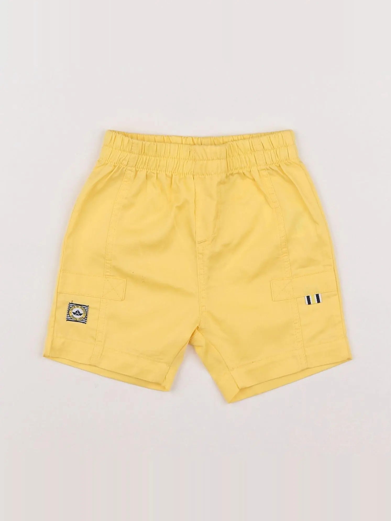 Terre de marins - short jaune - 6 mois