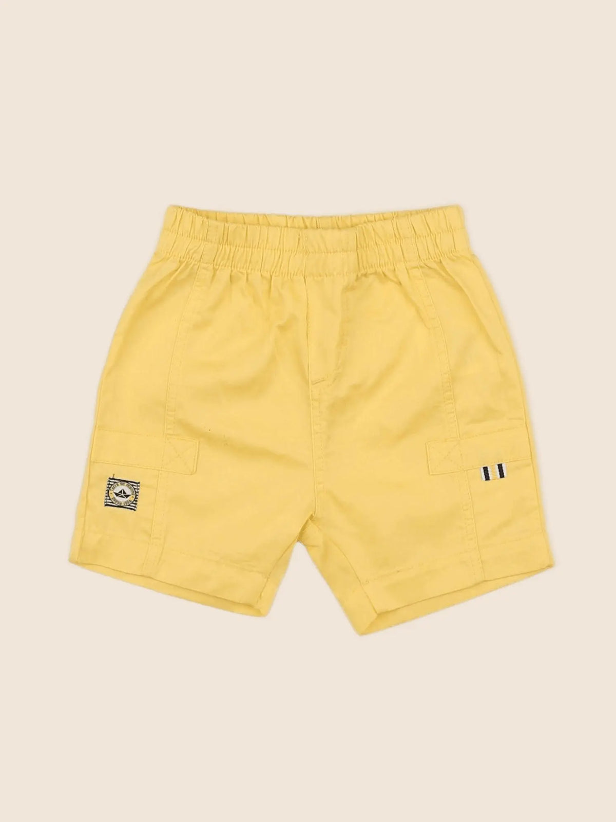 Terre de marins - short jaune - 6 mois
