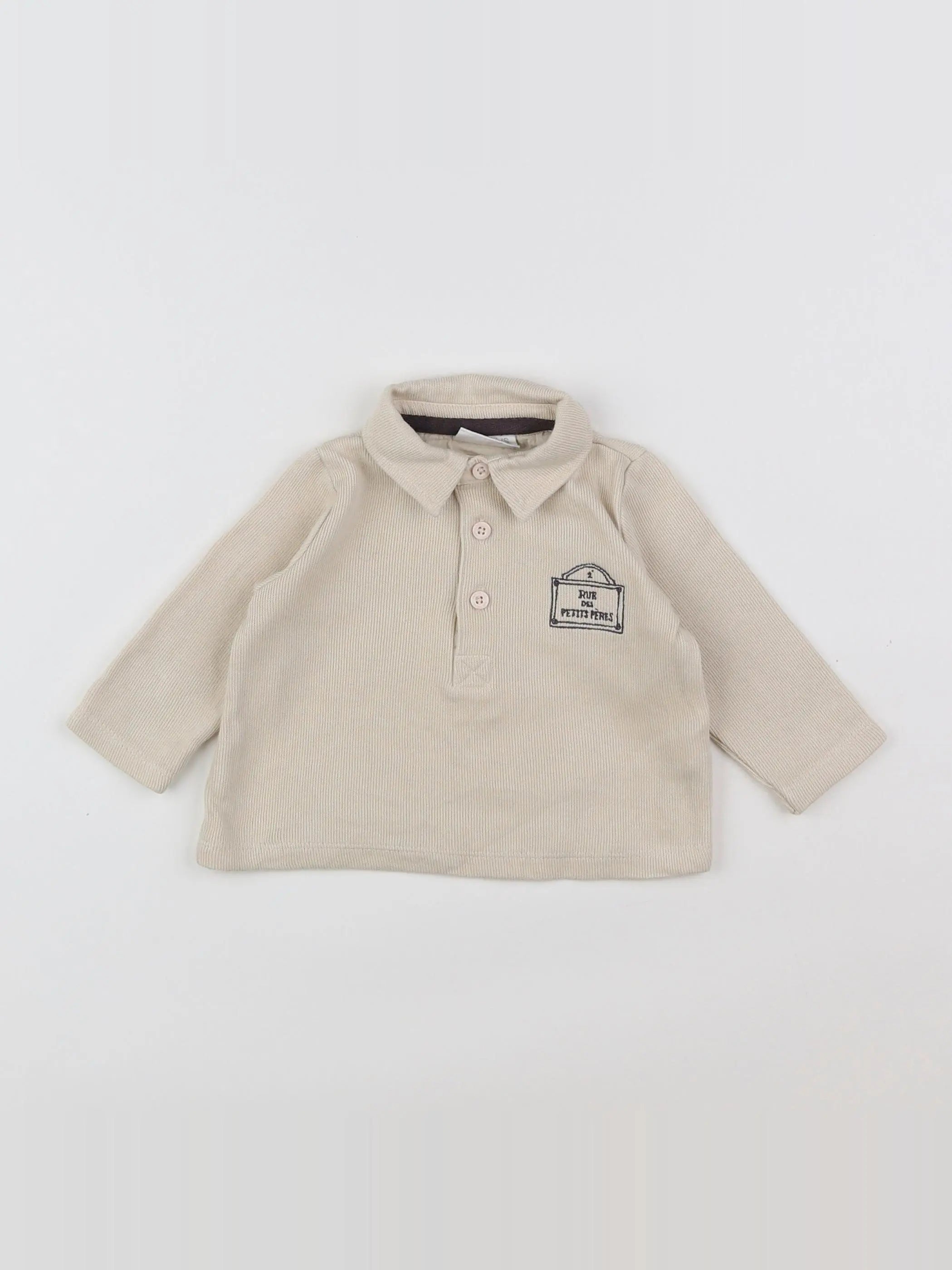 Natalys - polo beige - 6 mois