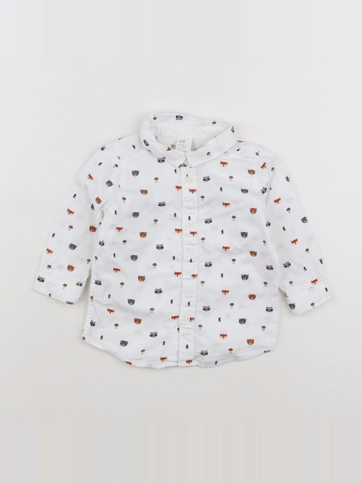 H&M - chemise multicolore - 6/9 mois