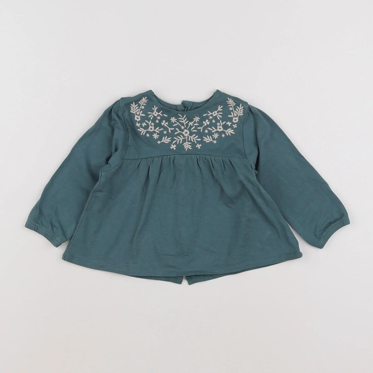 Vertbaudet - tee-shirt vert - 6 mois