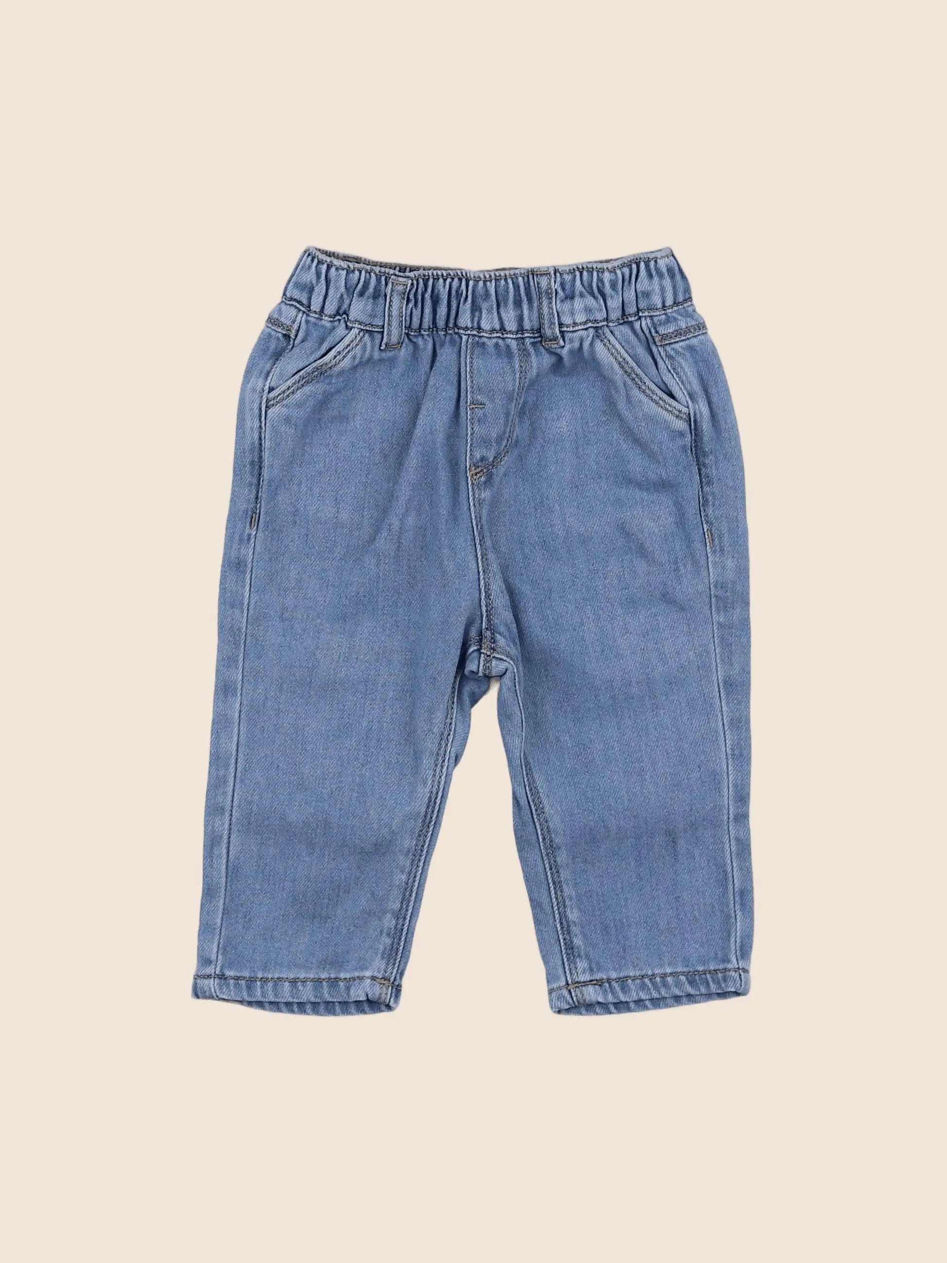 Tape à l'oeil - pantalon bleu - 6 mois