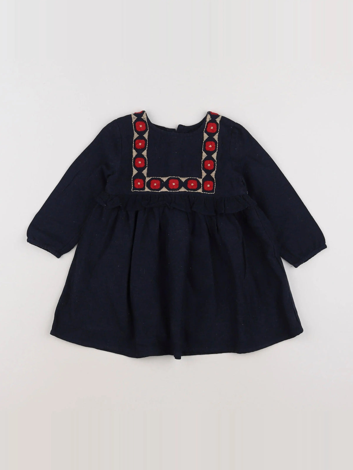 Boutchou - robe bleu - 12 mois
