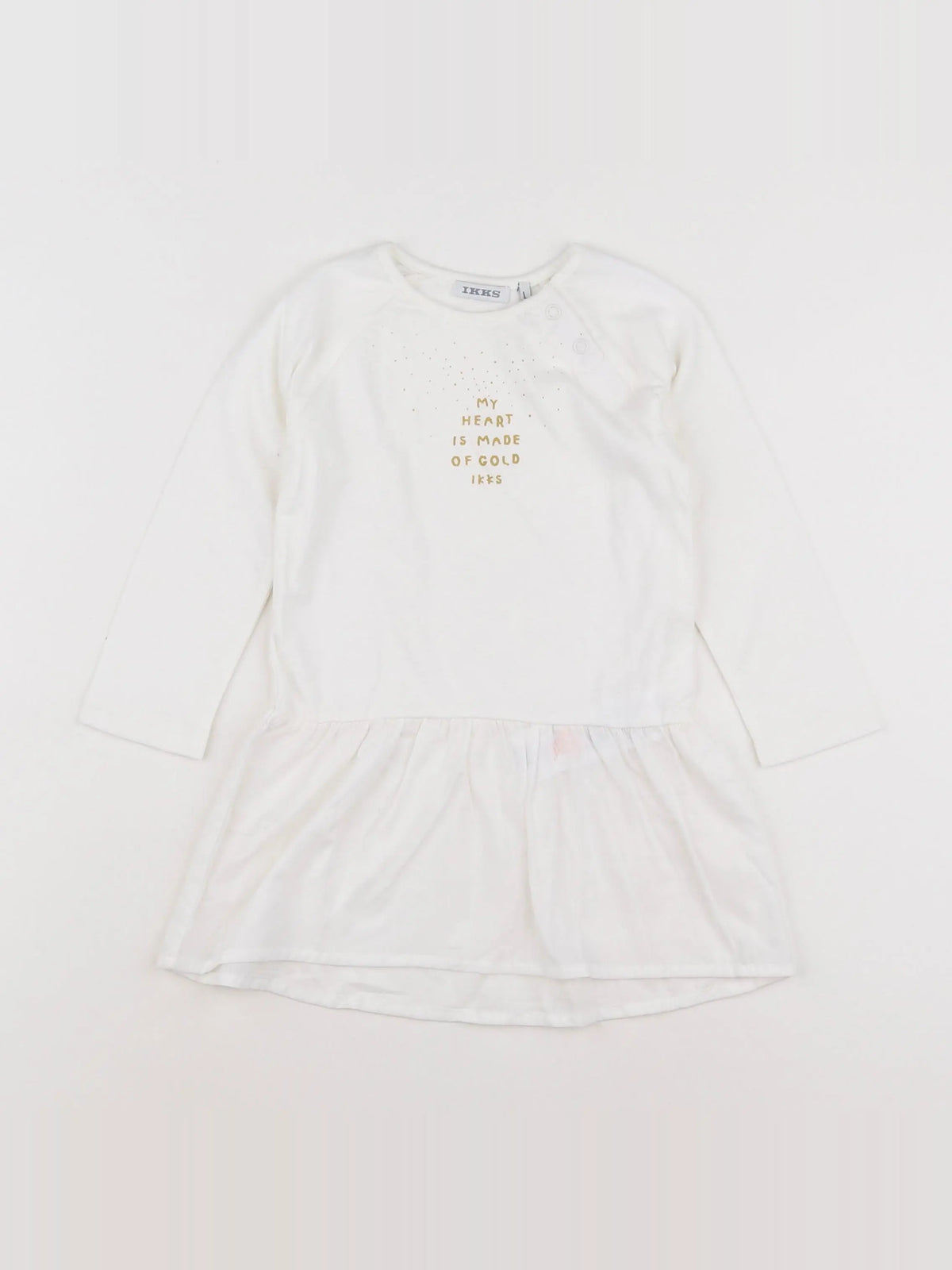 IKKS - robe blanc - 18 mois