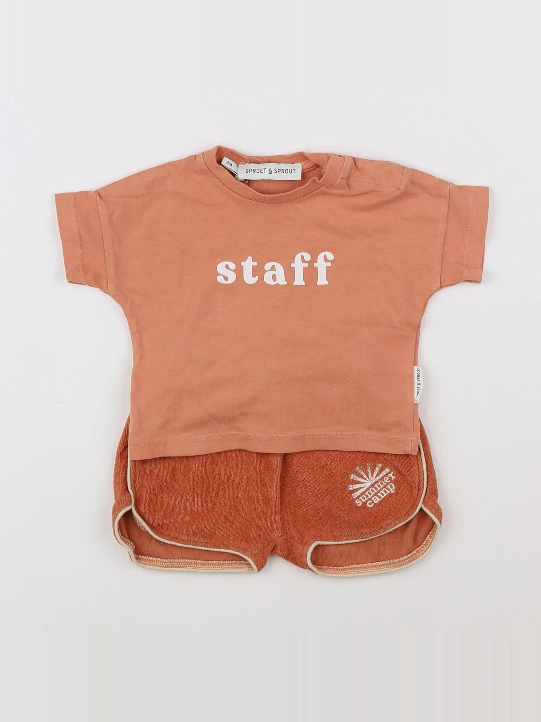 Sproet & Sprout - ensemble rose - 3 mois
