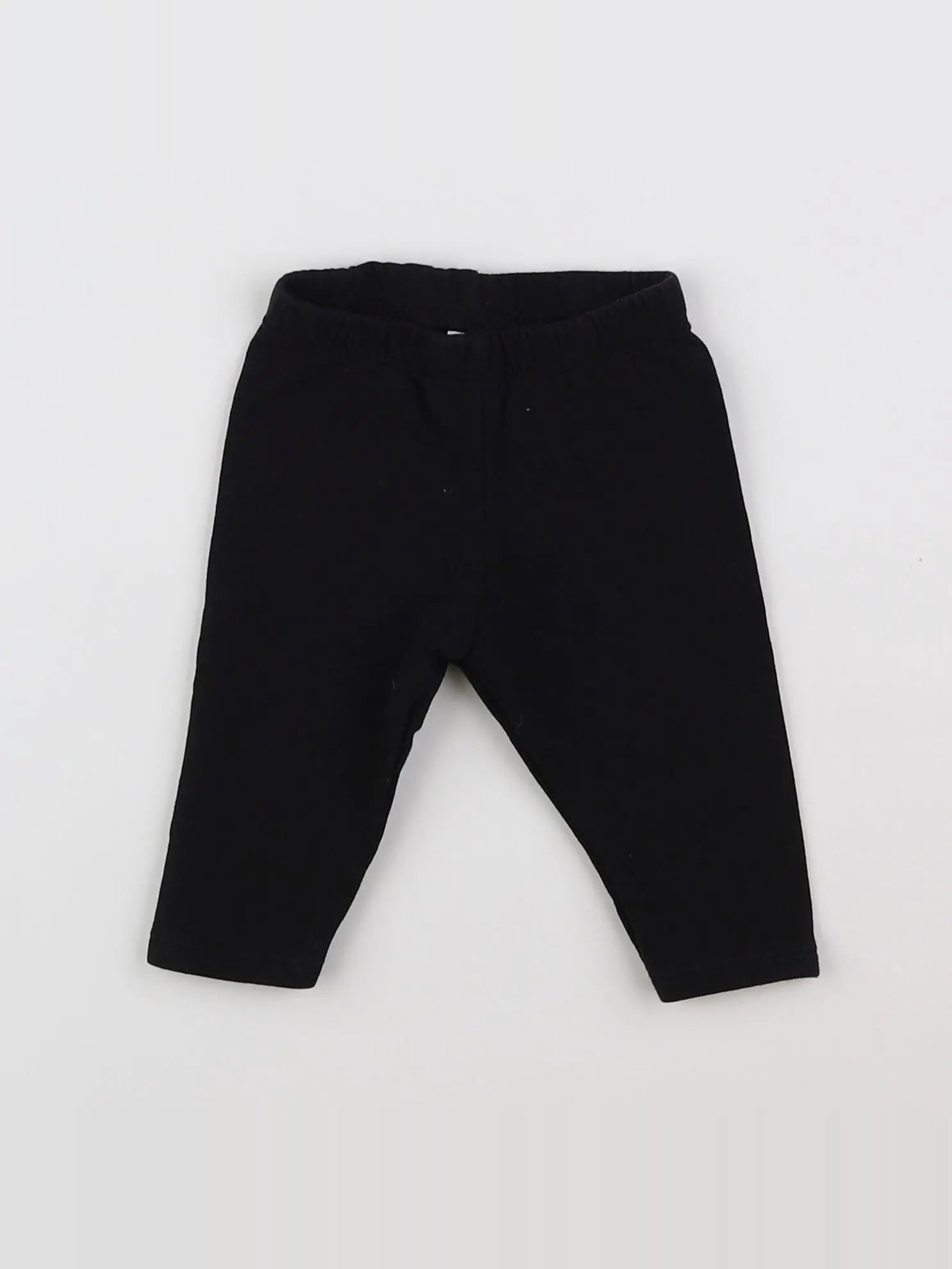H&M - legging noir - 2/4 mois
