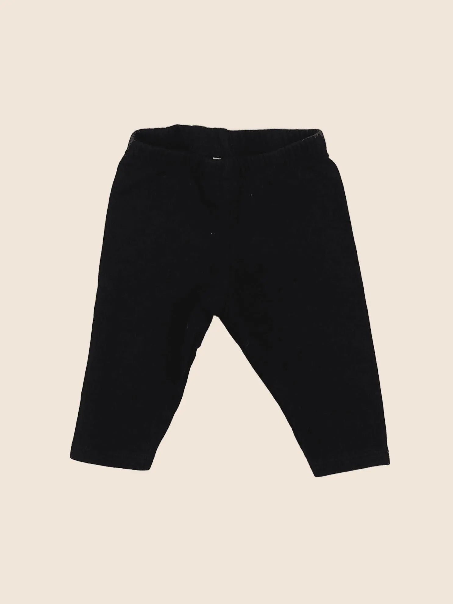 H&M - legging noir - 2/4 mois