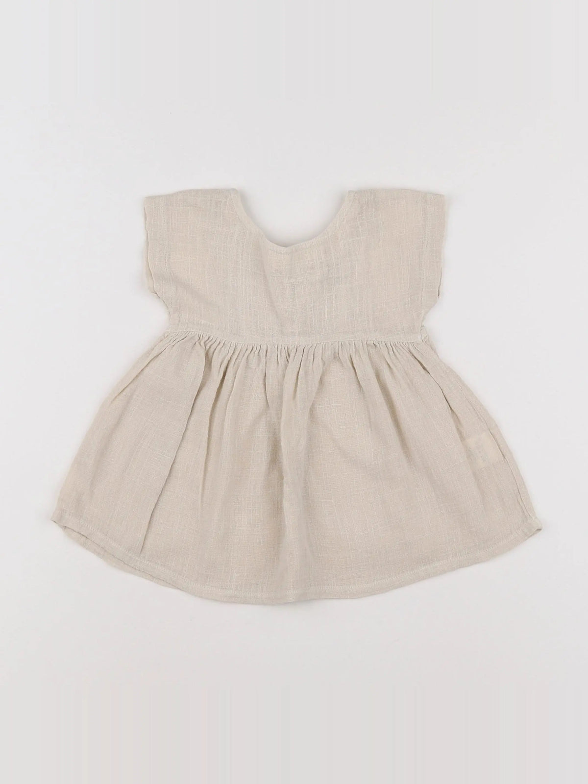 1+ In the family - robe beige - 6 mois