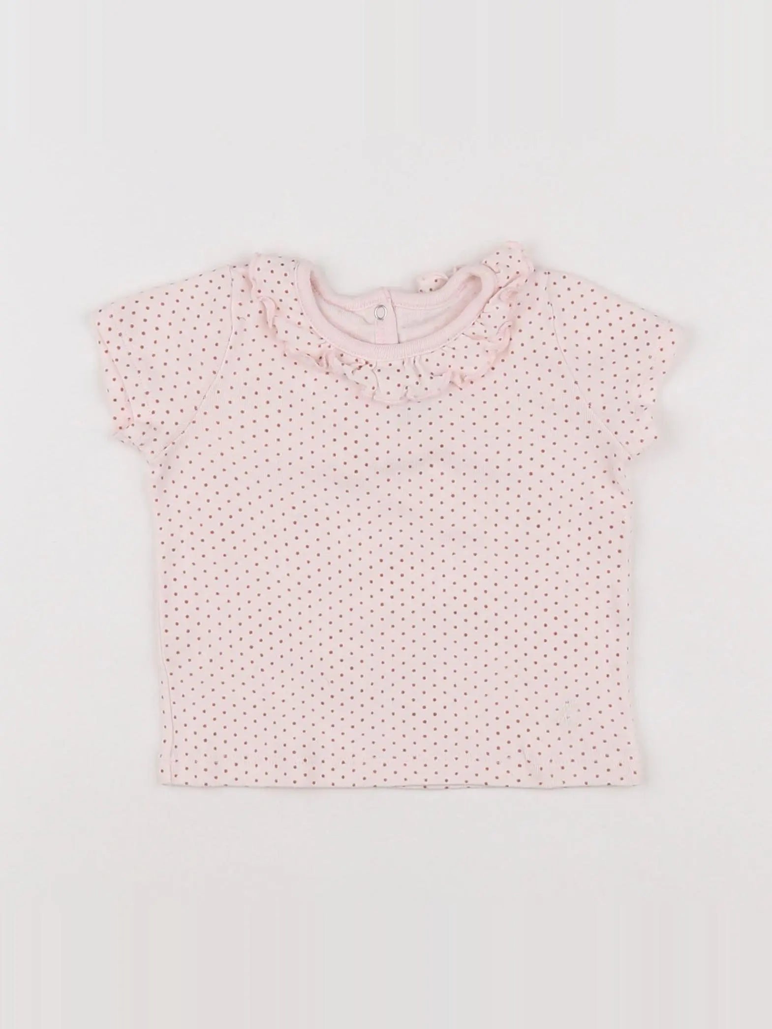 Petit Bateau - tee-shirt rose - 6 mois