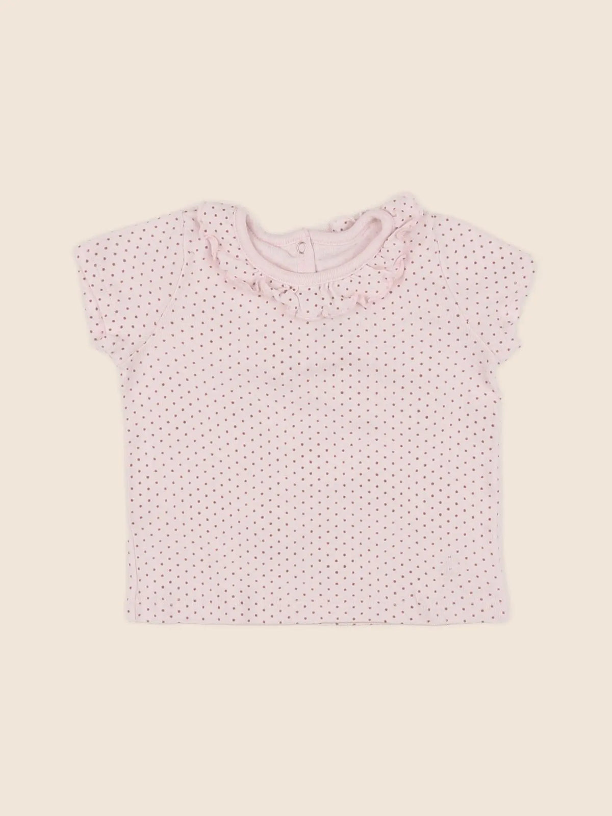 Petit Bateau - tee-shirt rose - 6 mois