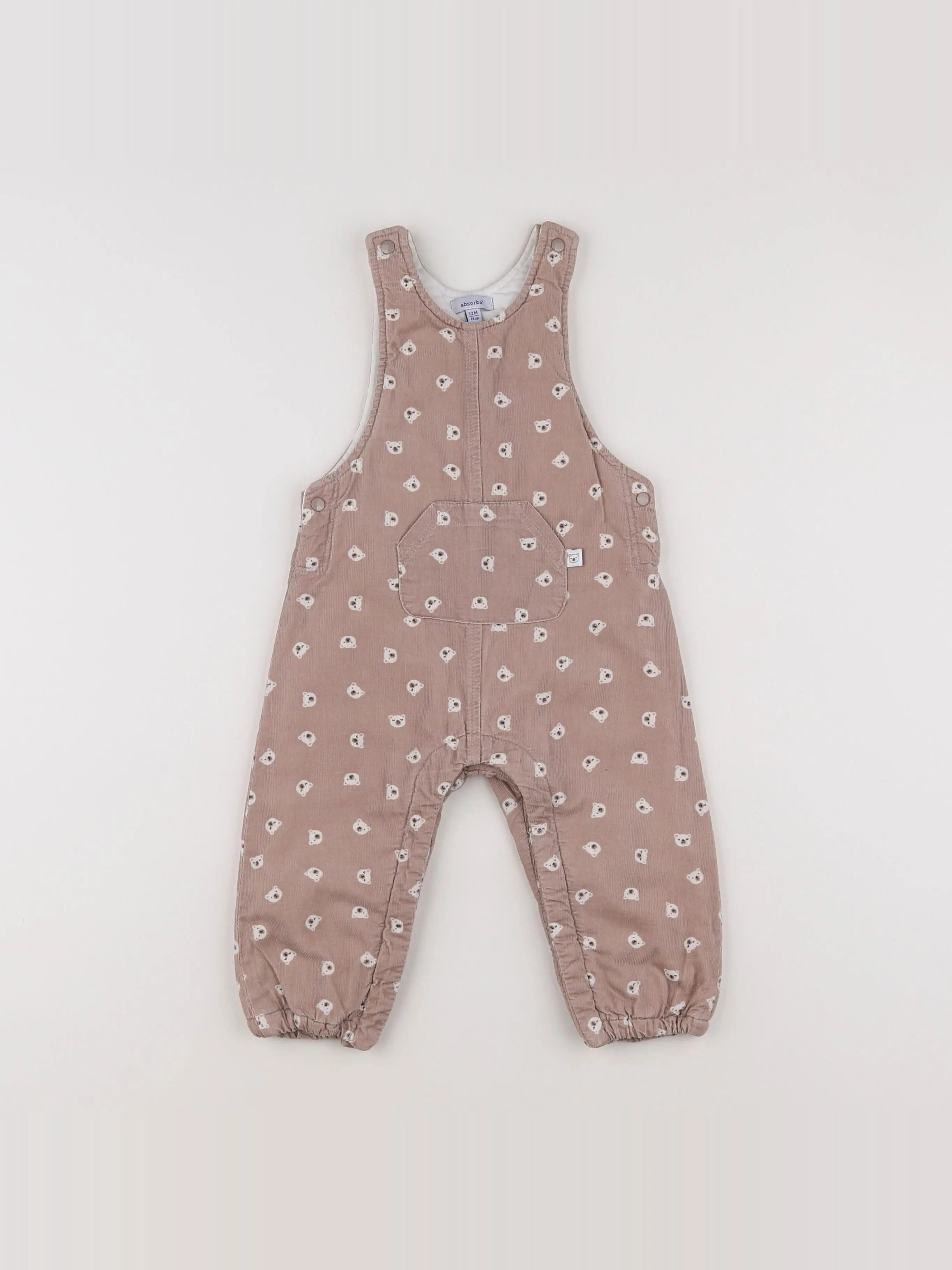 Absorba - salopette marron - 12 mois