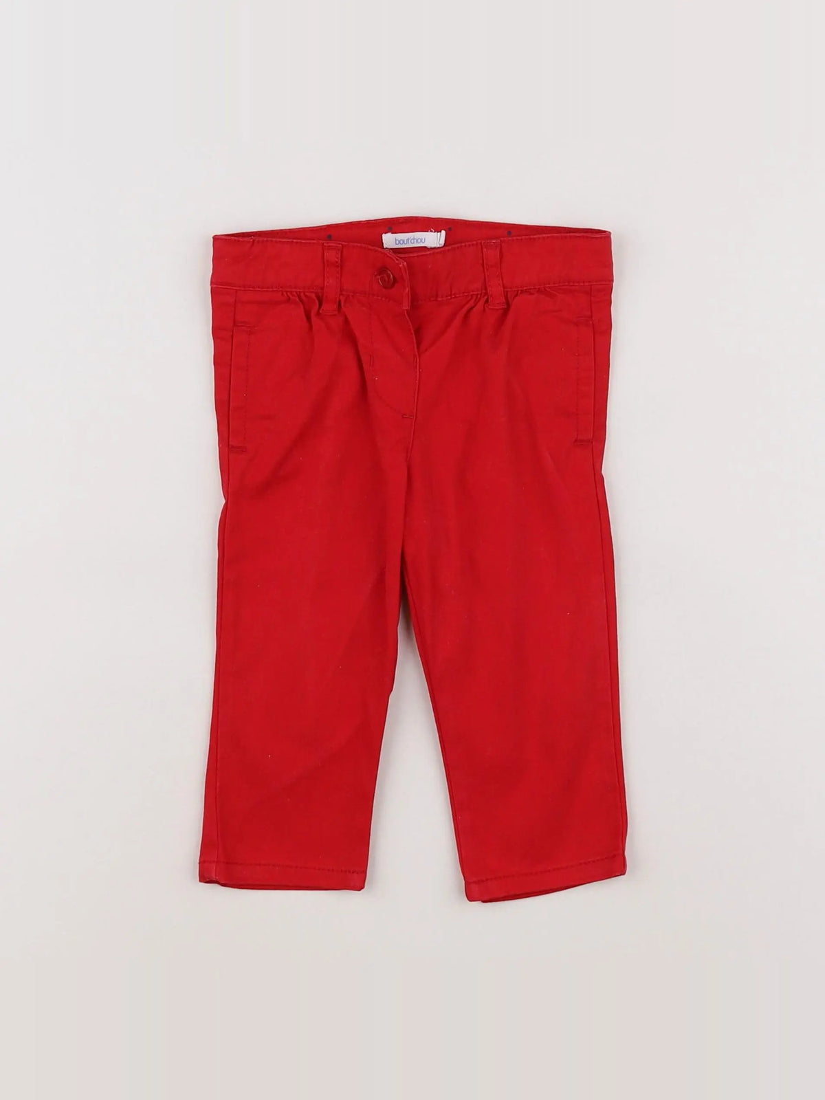 Boutchou - pantalon rouge - 6 mois