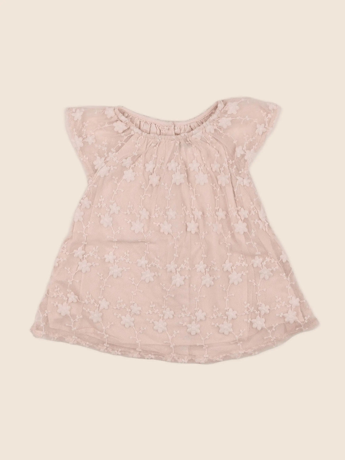 Vertbaudet - robe rose - 6 mois