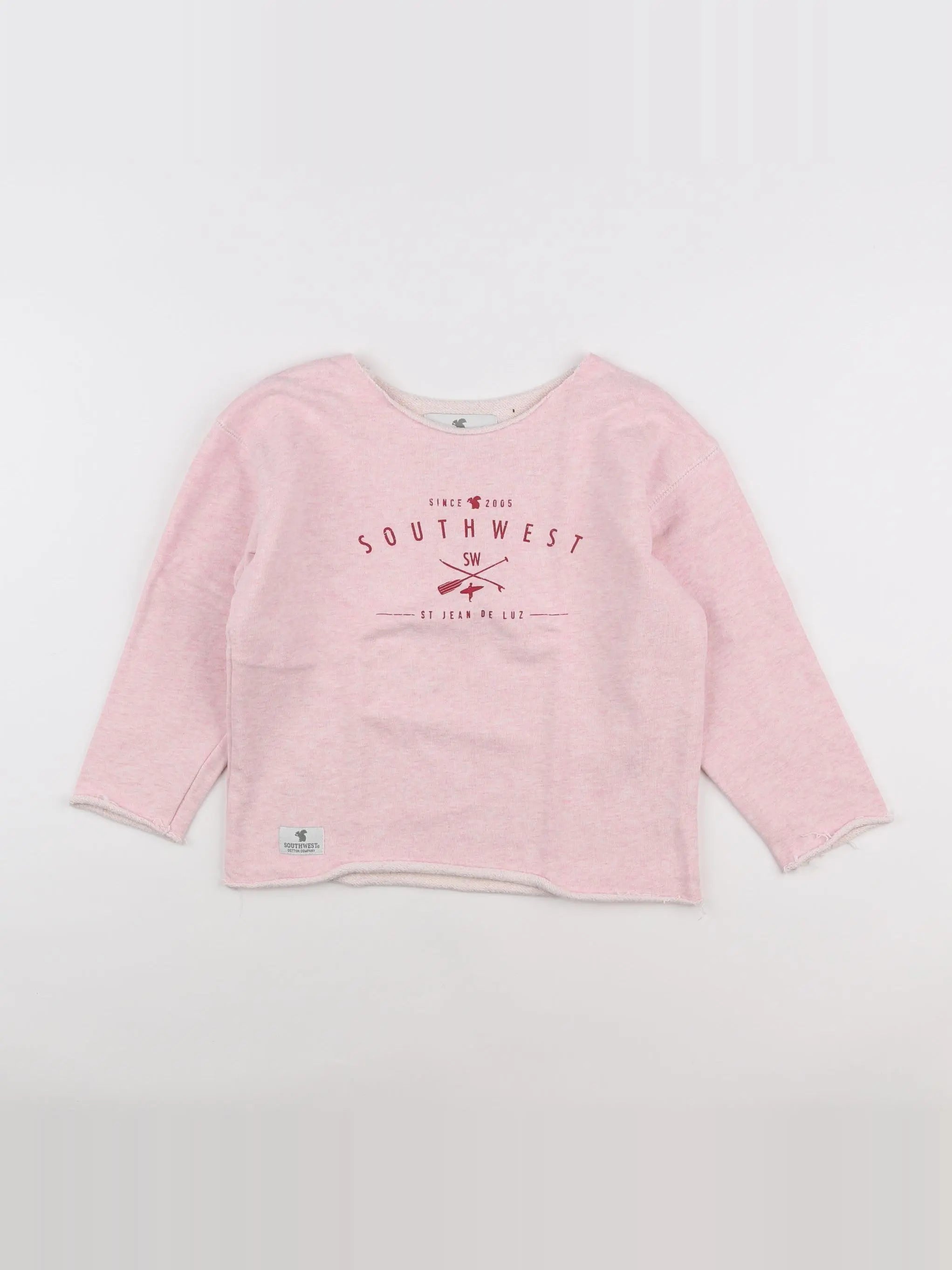 Southwest - sweat rose - 8 ans