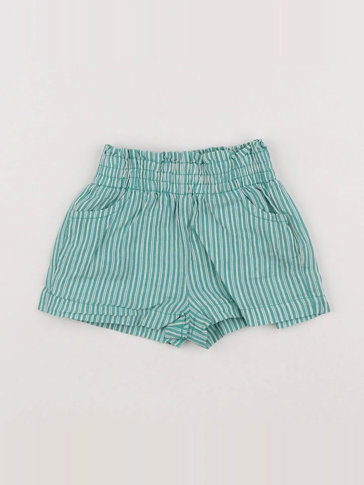 Tape à l'oeil - short blanc, vert - 6 mois