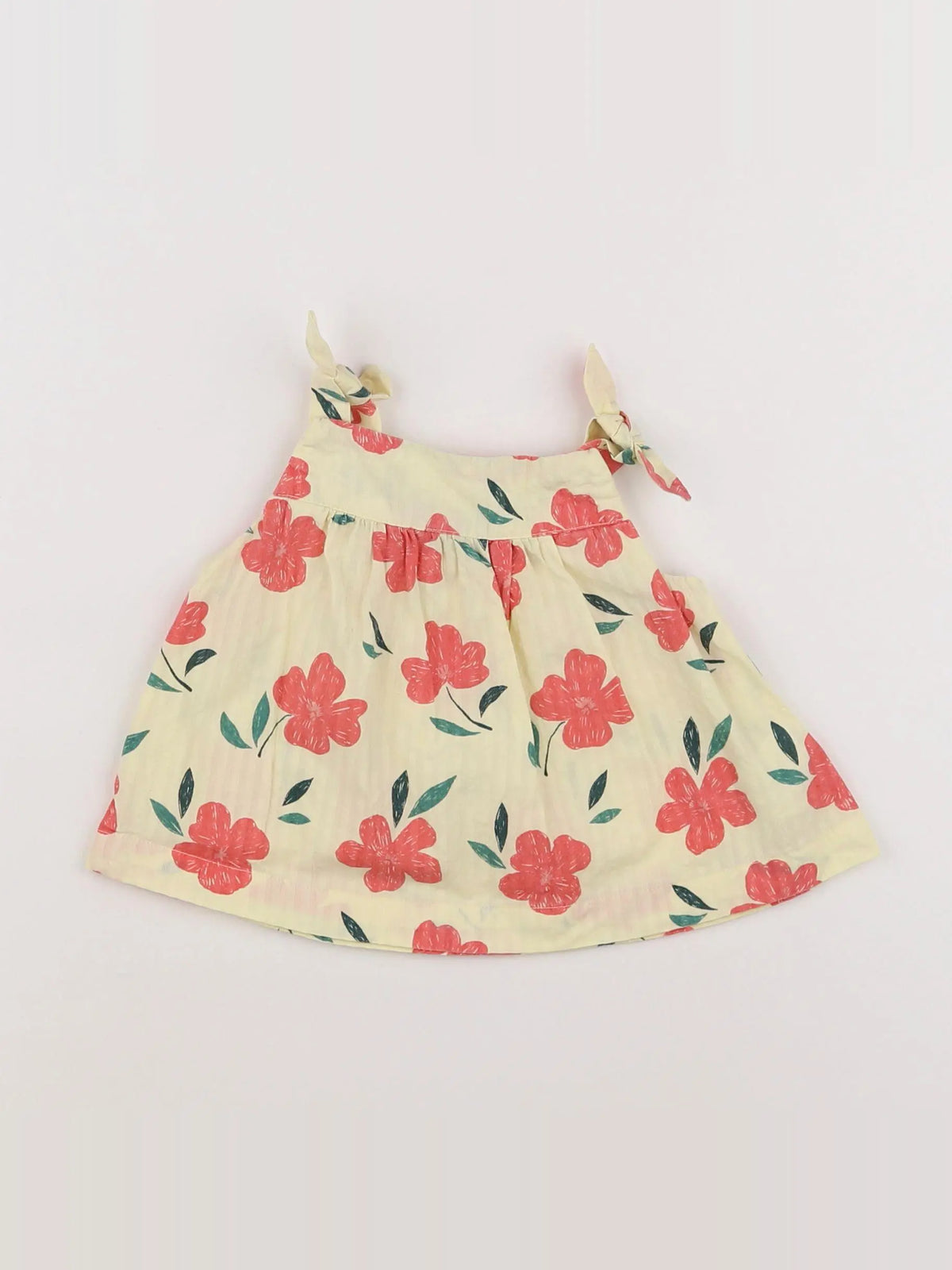 Tape à l'oeil - blouse coton rose, jaune - 6 mois