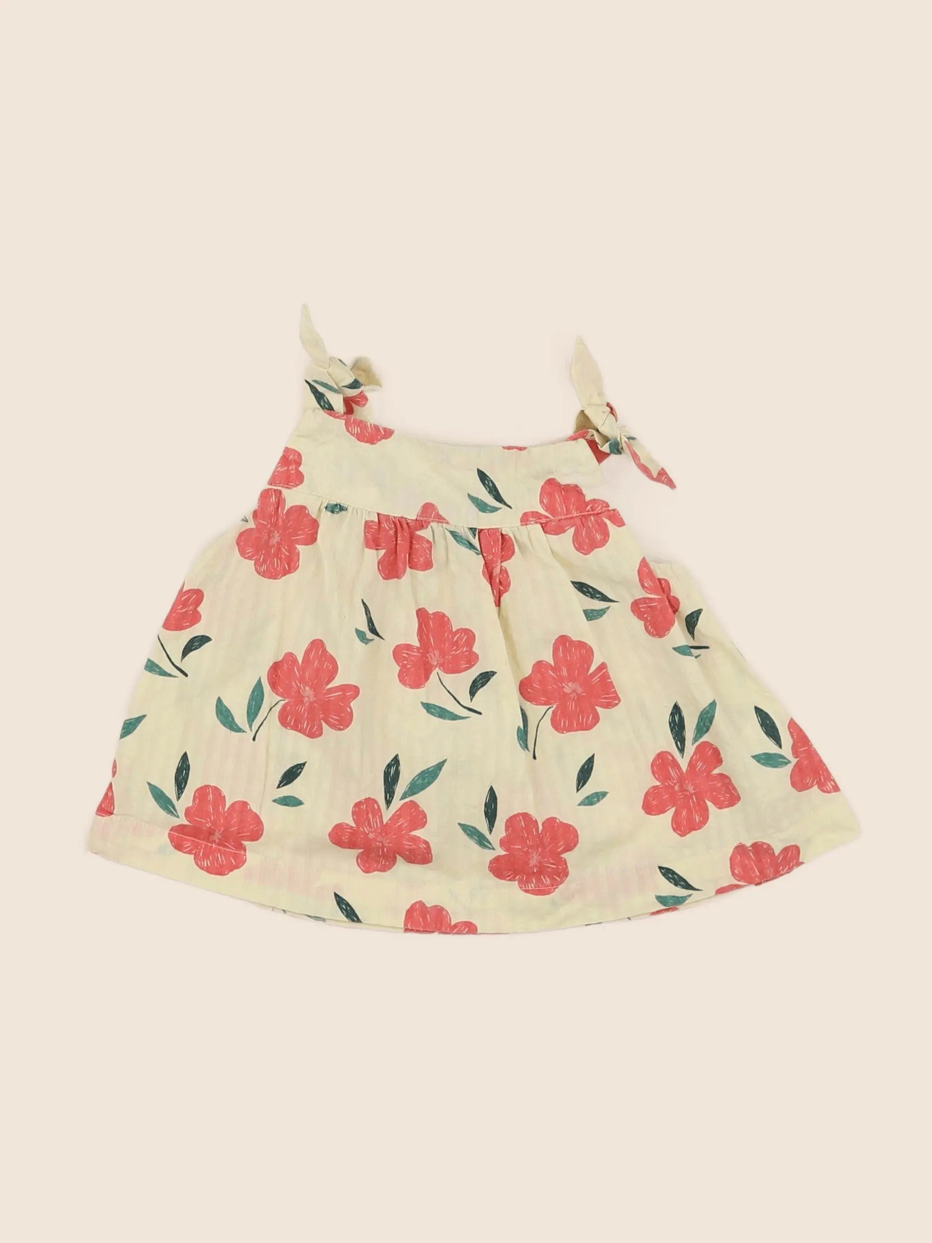 Tape à l'oeil - blouse coton rose, jaune - 6 mois
