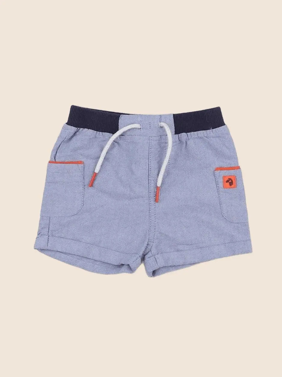 Cadet Rousselle - short bleu - 6 mois