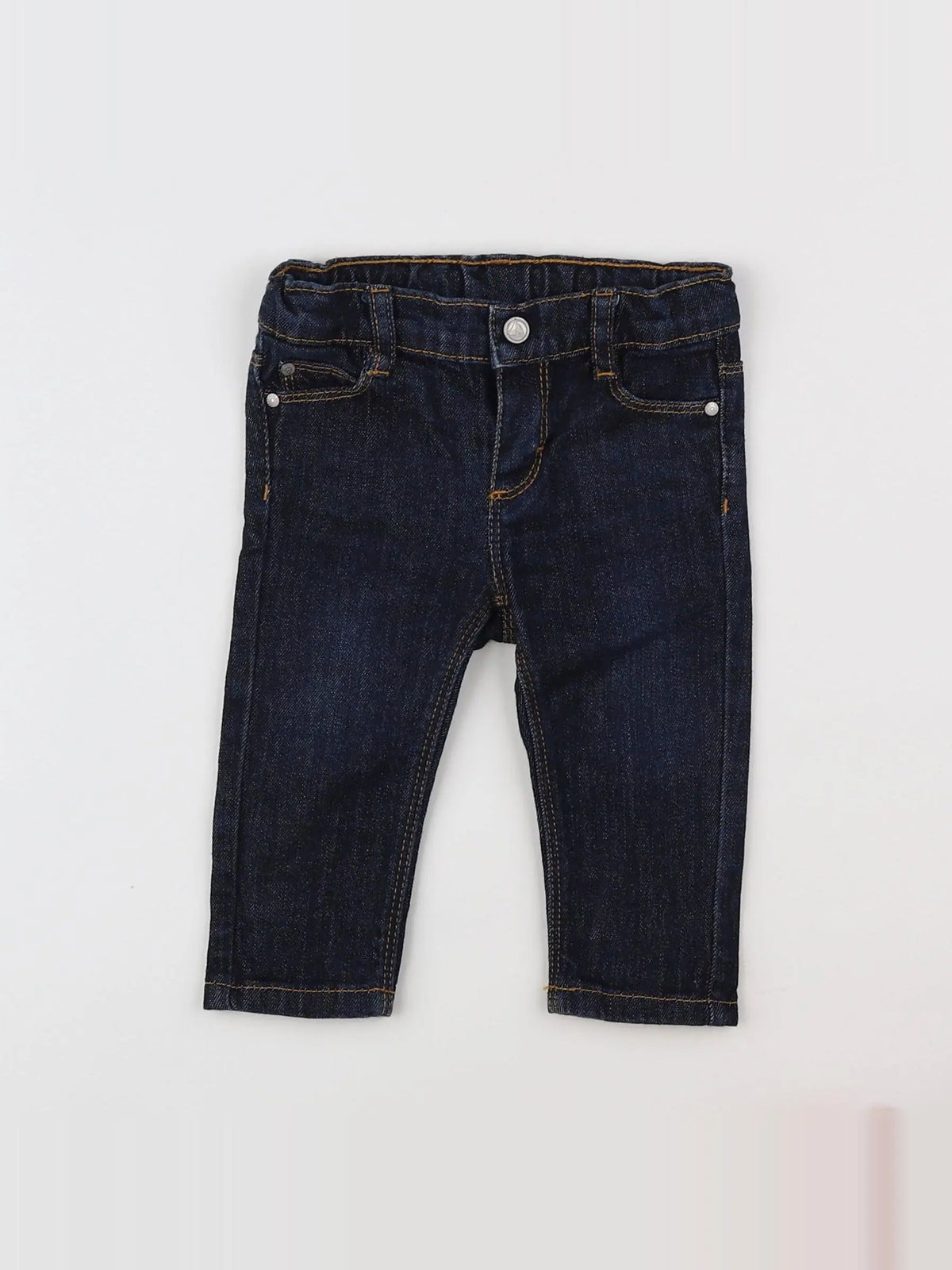 Petit Bateau - jean bleu - 6 mois