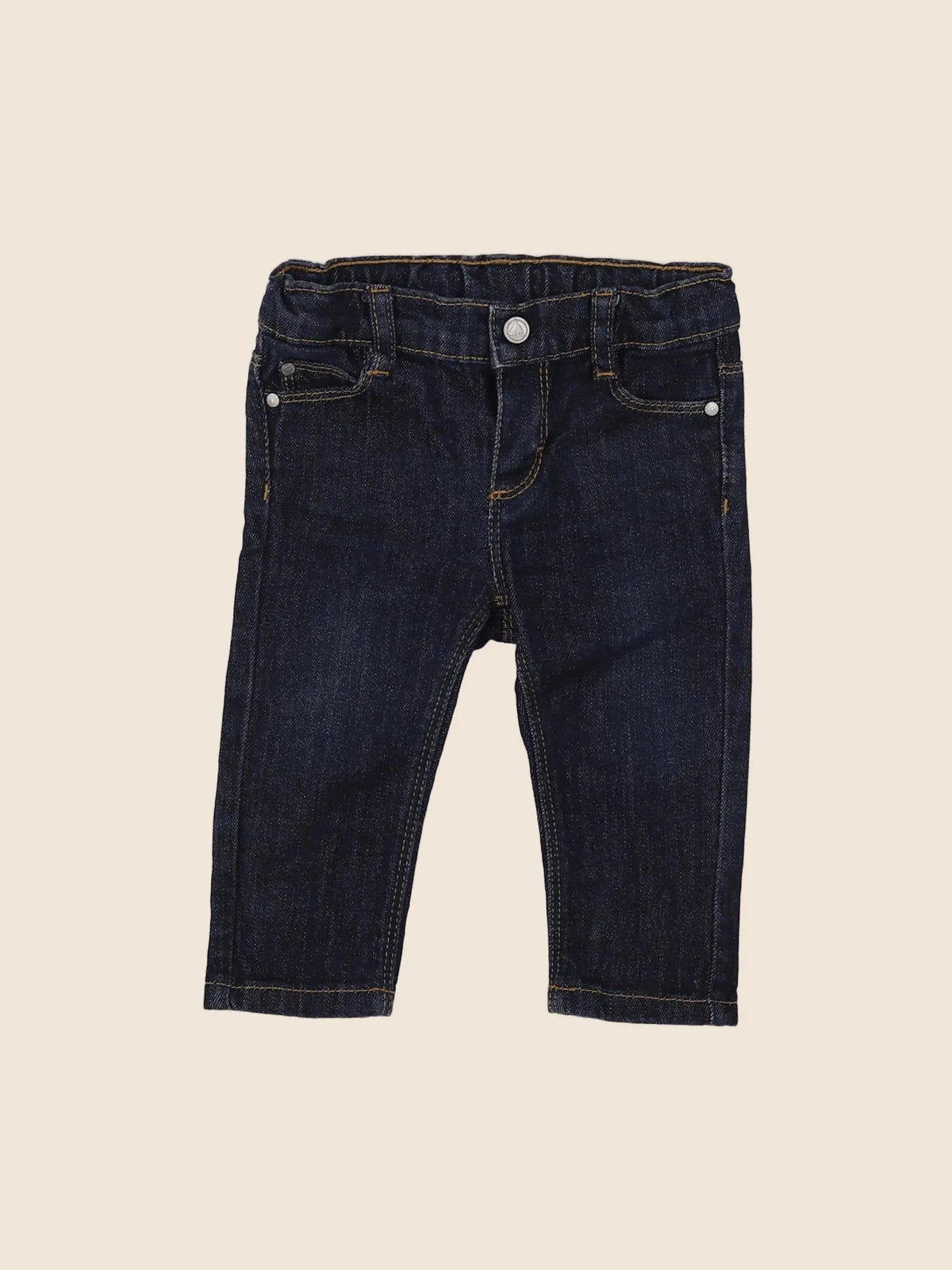 Petit Bateau - jean bleu - 6 mois