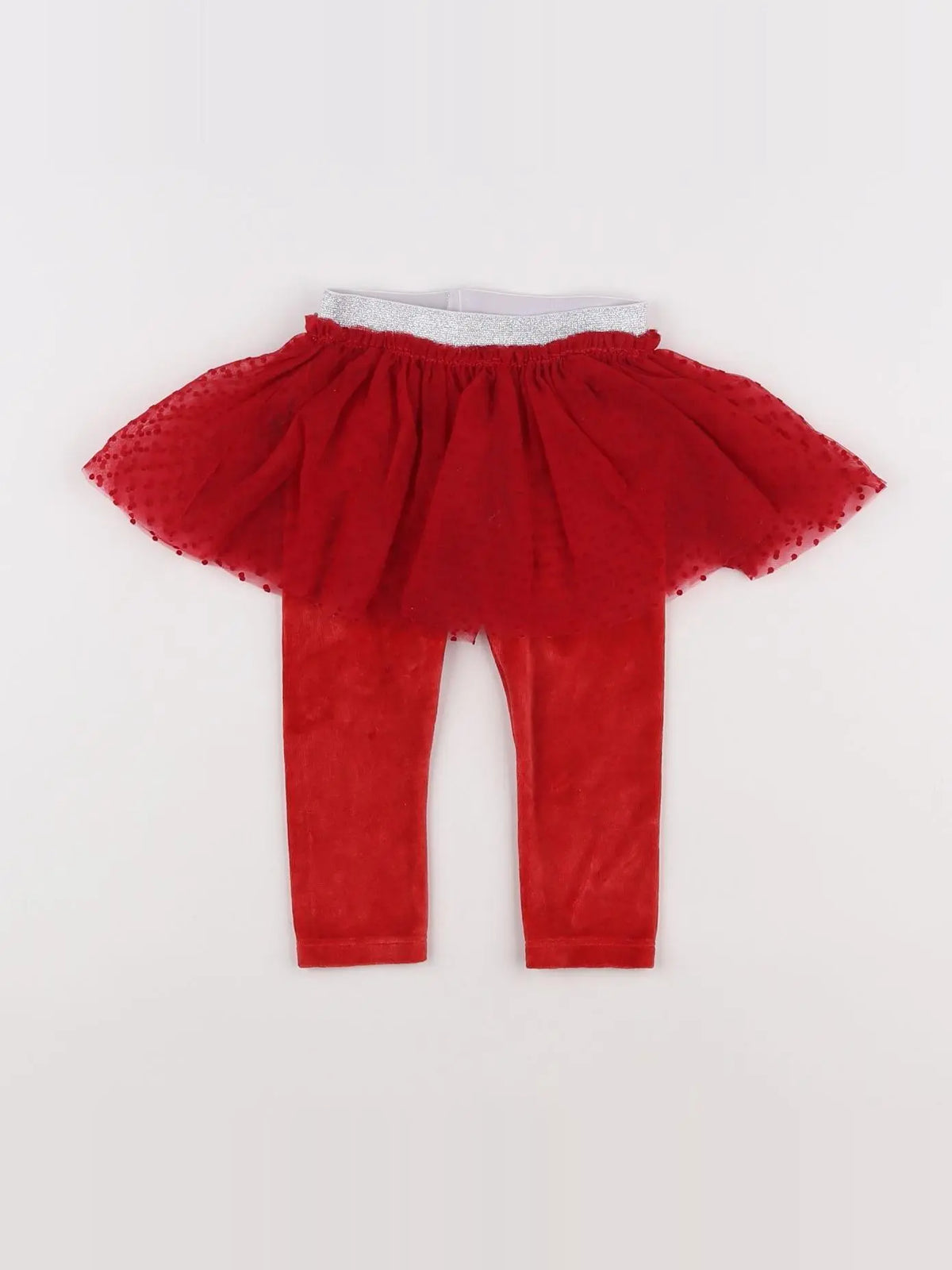 Petit Bateau - jupe rouge - 12 mois