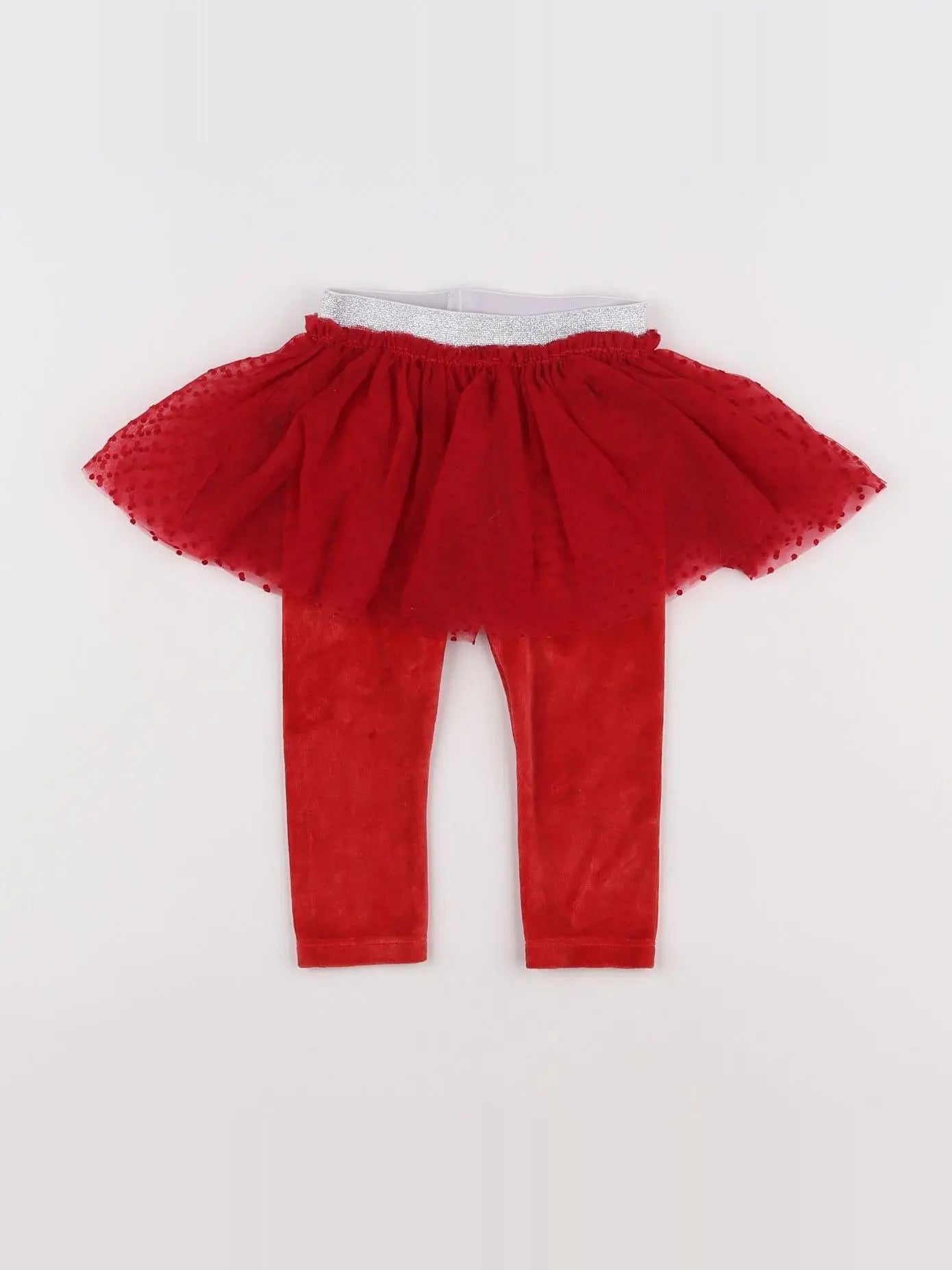 Petit Bateau - jupe rouge - 12 mois