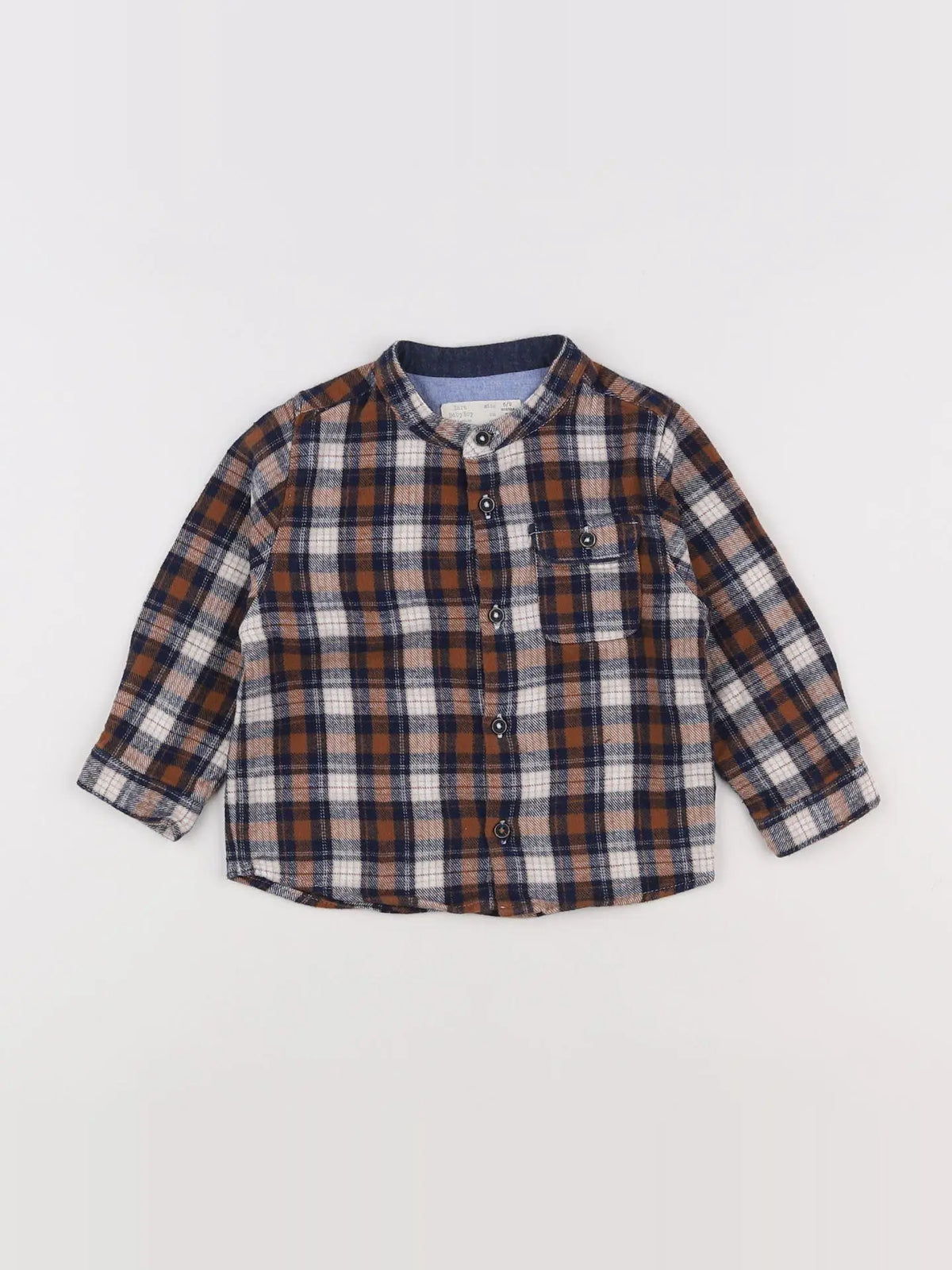 Zara - chemise bronze, multicolore - 6/9 mois